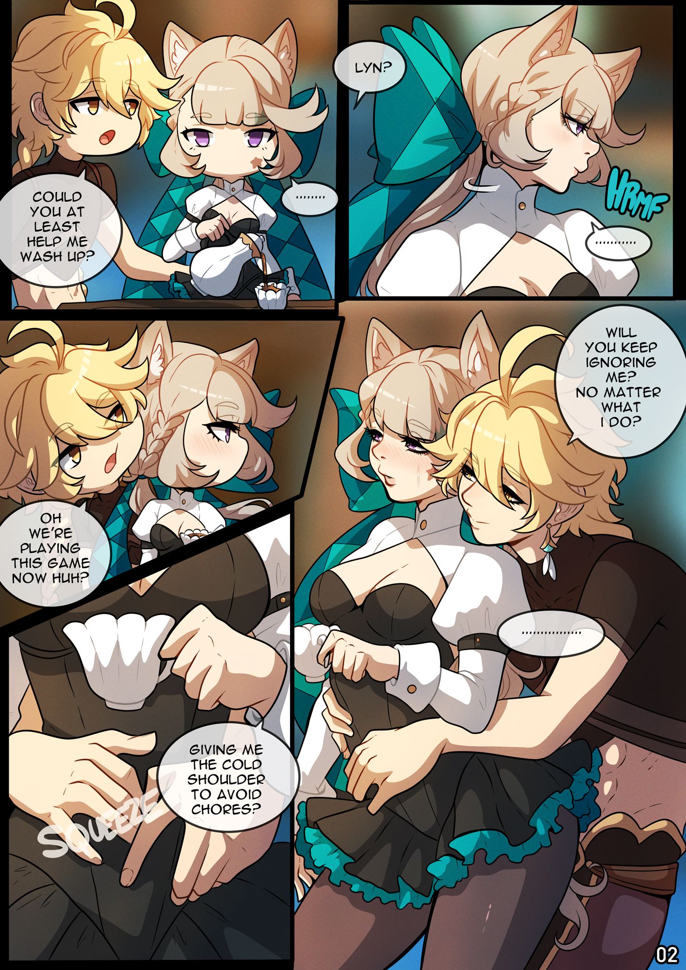Entering Cuddle Mode (Genshin Impact) [Kinkymation] - Chapter 1 — Page 4