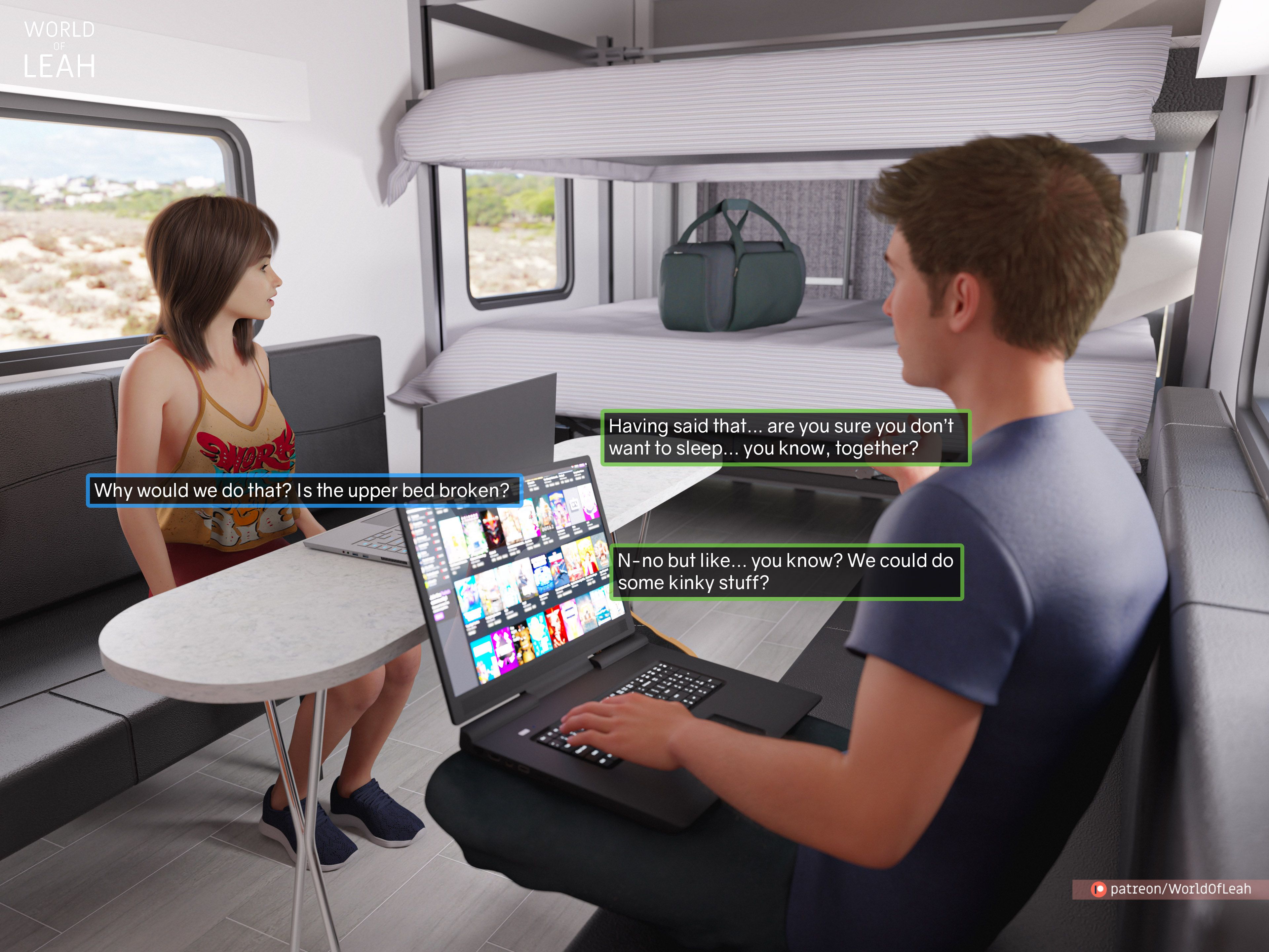 World Of Leah - Chapter 8.1 — Page 28