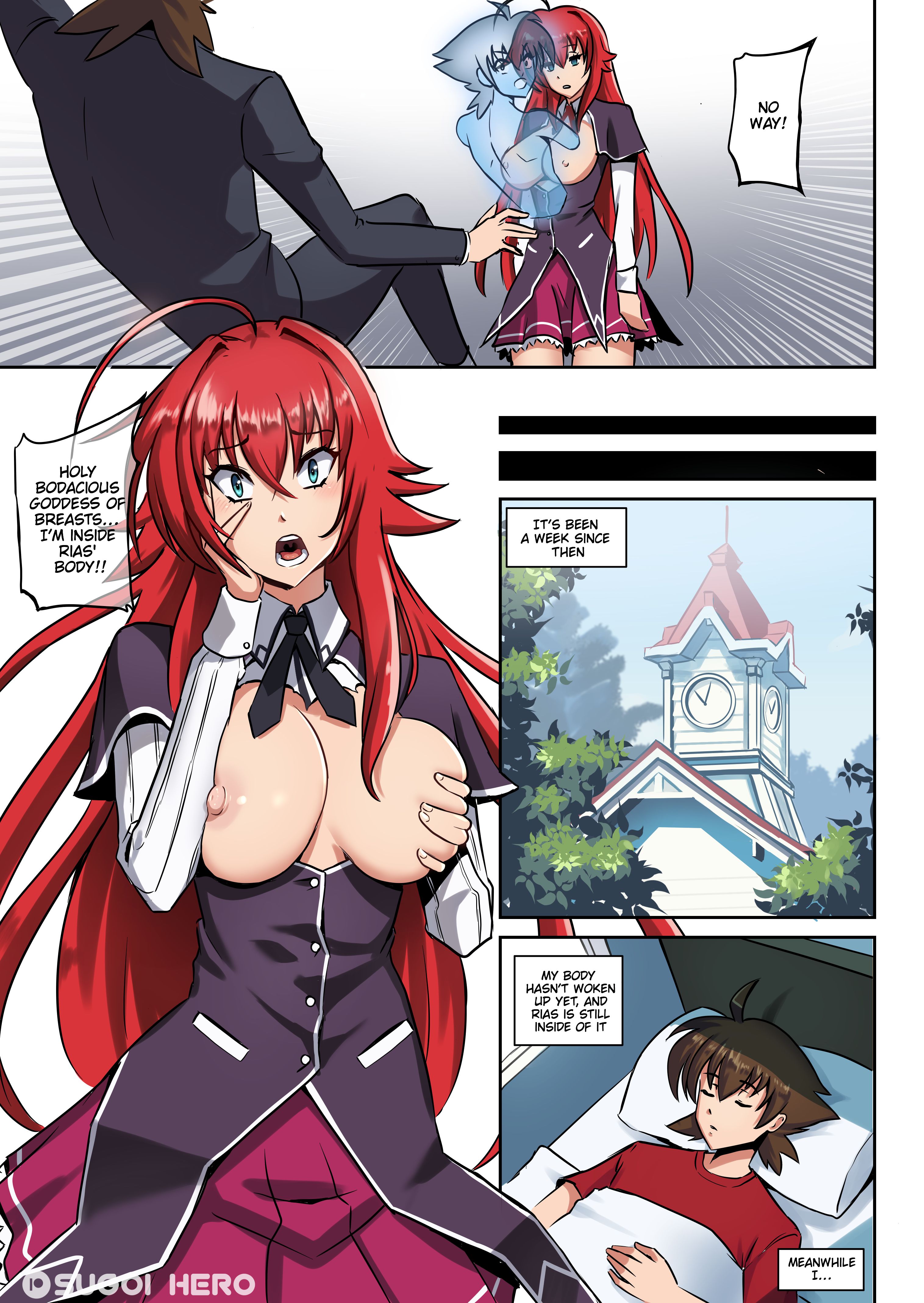 Rias Up! (Highschool DxD) [TSFSingularity , SugoiHero] - Chapter 1 — Page 4