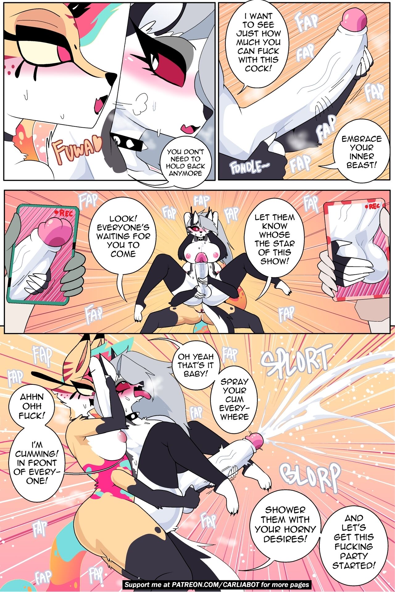 Loona x Queen Bee (Helluva Boss) [Carliabot] - Chapter 1 — Page 8