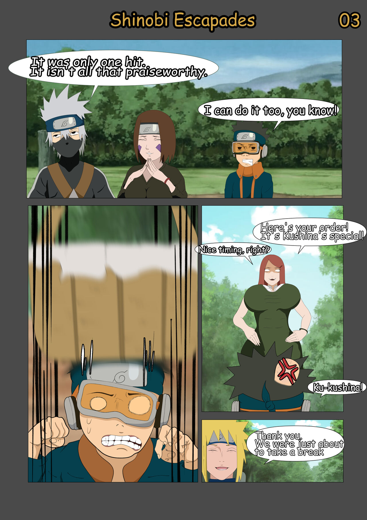 Shinobi Escapades (Naruto) [Erogakure] - Chapter 1 — Page 4