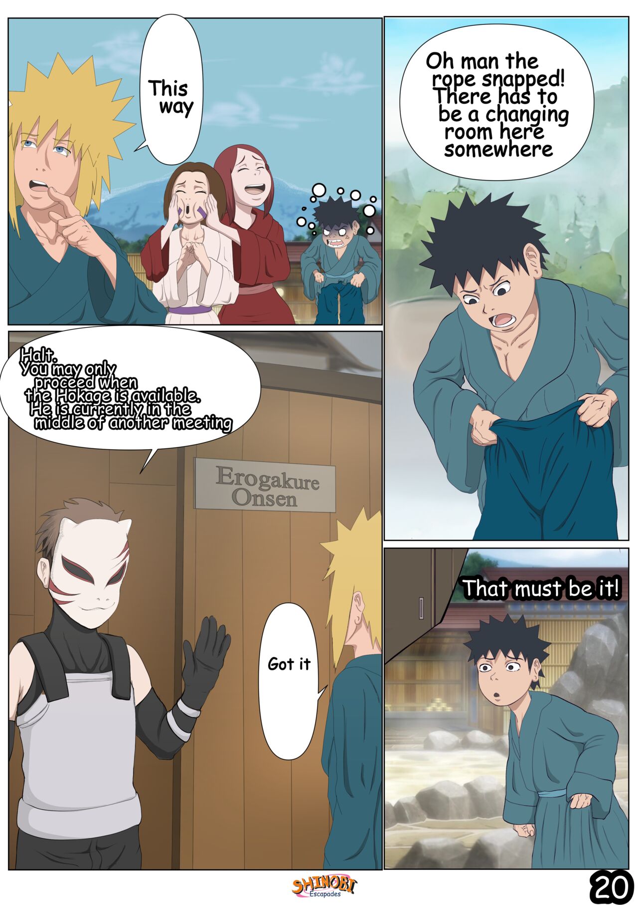 Shinobi Escapades (Naruto) [Erogakure] - Chapter 2 — Page 21