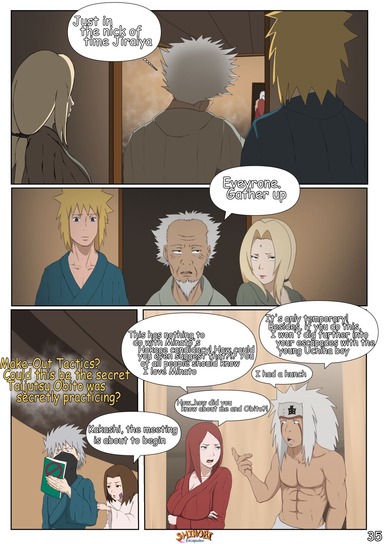 Shinobi Escapades (Naruto) [Erogakure] - Chapter 2 — Page 36