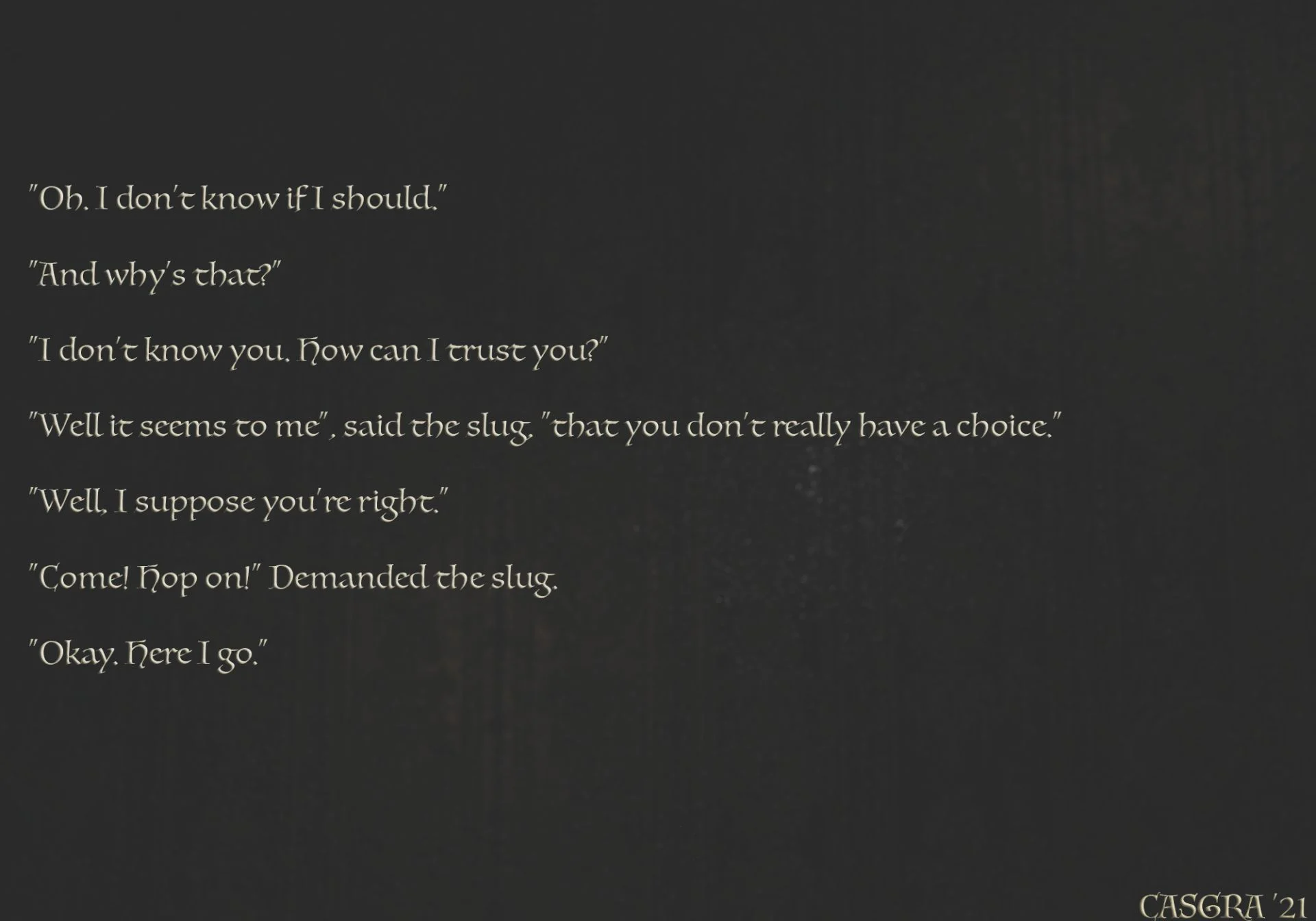 Tale Of The Chambermaid & The Goo Monster Piggyback [Casgra] - Chapter 1 — Page 15