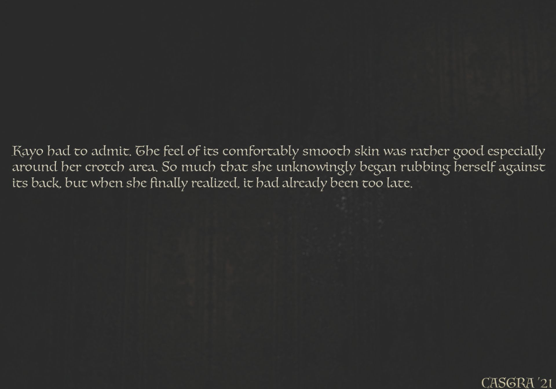 Tale Of The Chambermaid & The Goo Monster Piggyback [Casgra] - Chapter 1 — Page 21