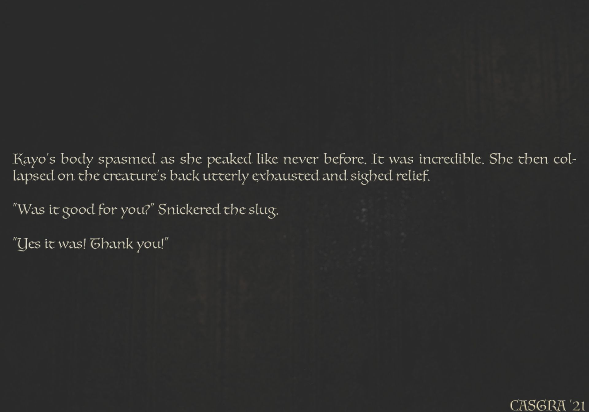 Tale Of The Chambermaid & The Goo Monster Piggyback [Casgra] - Chapter 1 — Page 29