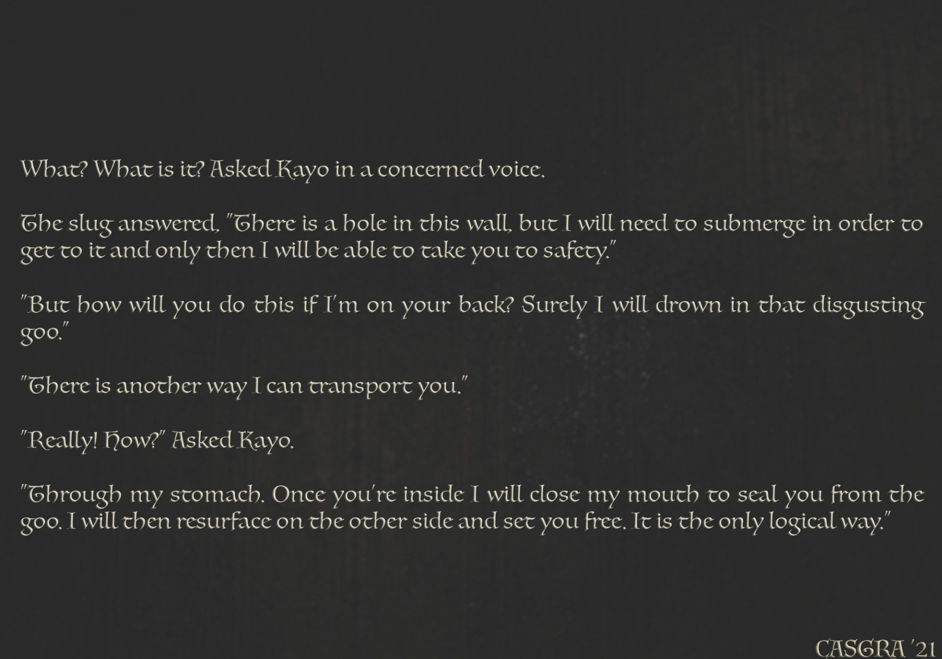 Tale Of The Chambermaid & The Goo Monster Piggyback [Casgra] - Chapter 1 — Page 34