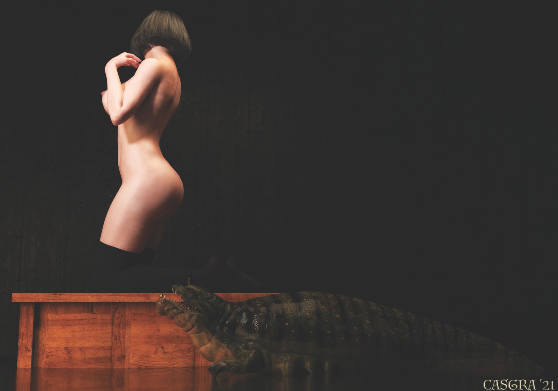 Tale Of The Chambermaid & The Goo Monster Piggyback [Casgra] - Chapter 1 — Page 8