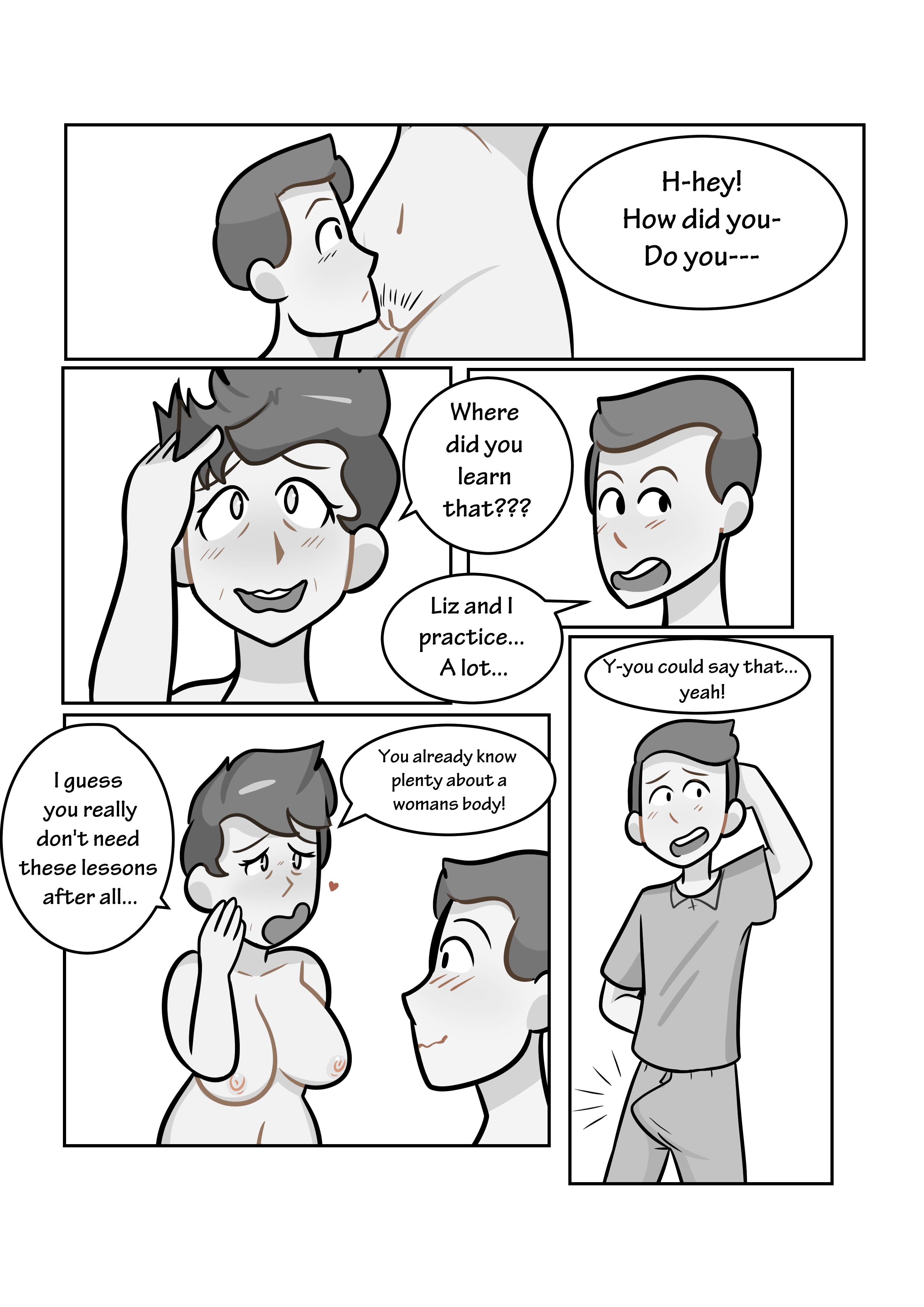 Uhh Mom, Why Are You Taking Your Clothes Off? [DeadEndDraws] - Chapter 1 — Page 12