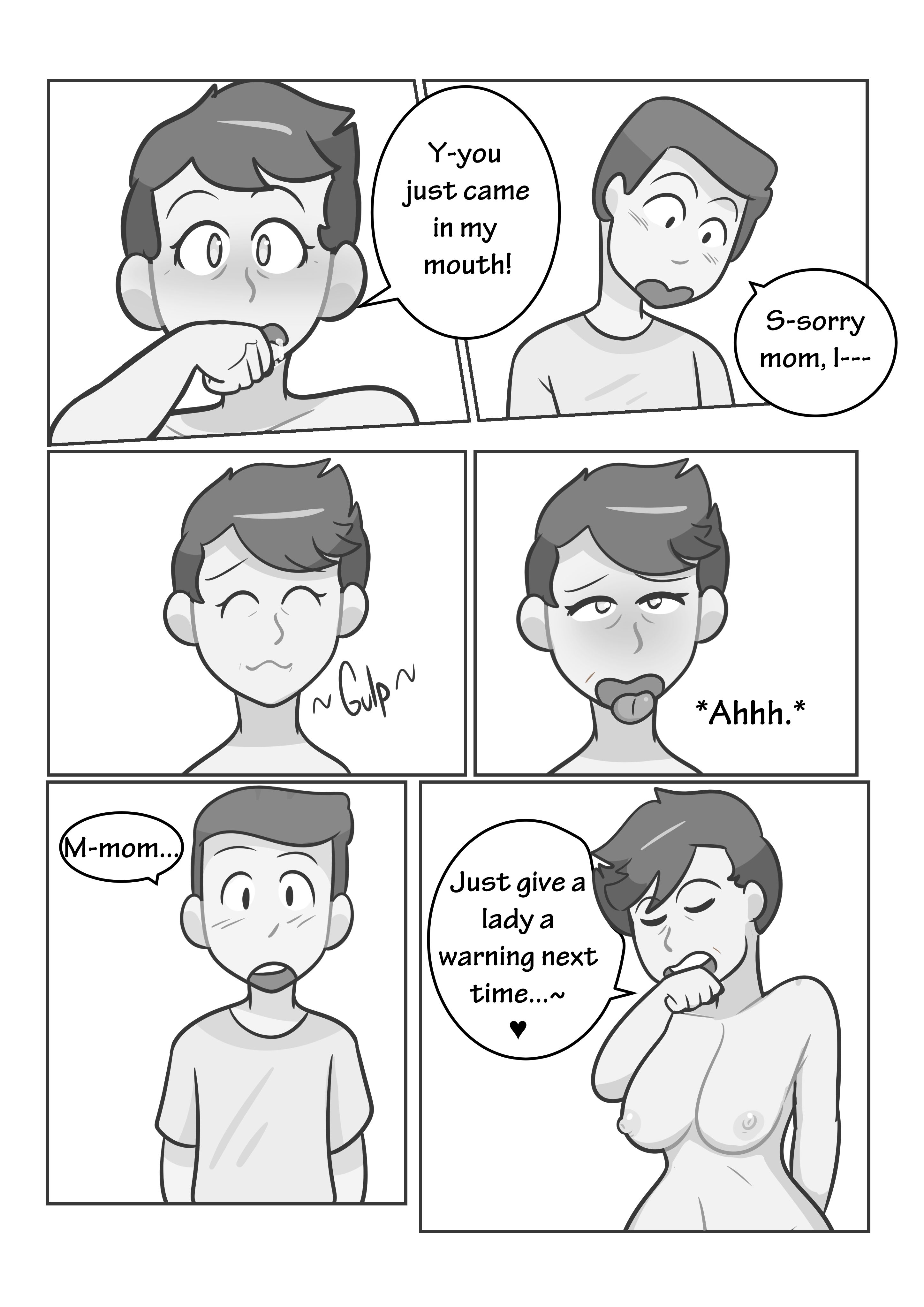 Uhh Mom, Why Are You Taking Your Clothes Off? [DeadEndDraws] - Chapter 1 — Page 16
