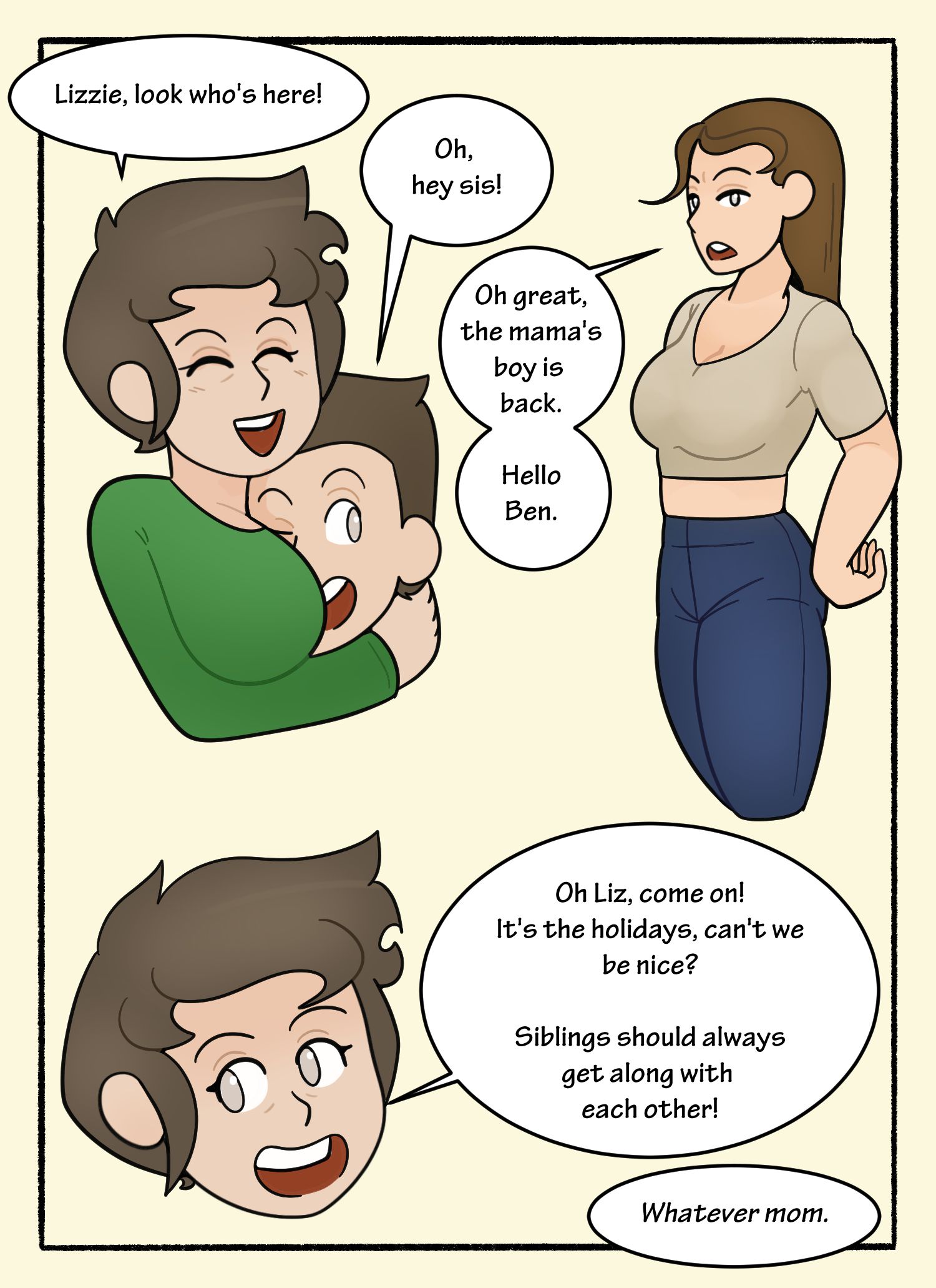 Cathie’s Surprise Visit [DeadEndDraws] - Chapter 1 — Page 4