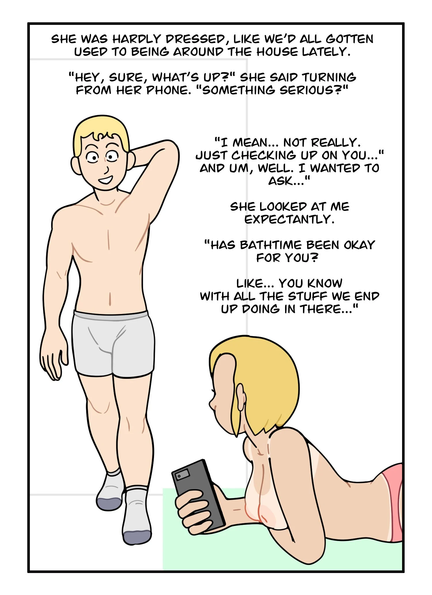 Bathtime, Together! [DeadEndDraws] - Chapter 3 — Page 10