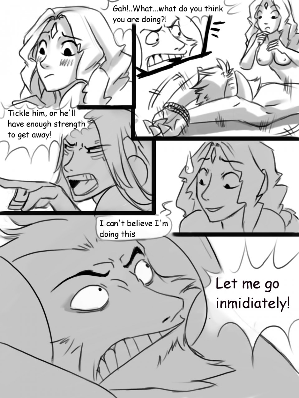 Catching a satyr (DOTA 2) [Zummeng | Viktria] - Chapter 2 — Page 11