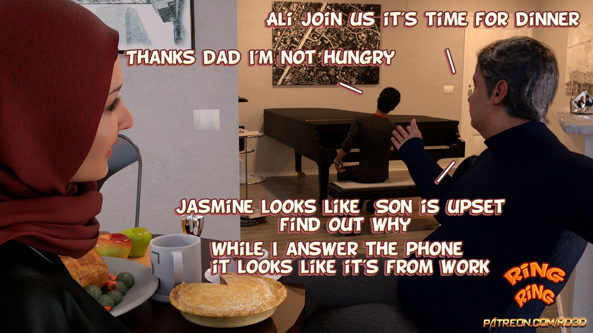 Lust Predators – Hijab Amatures [Real-Deal 3D] - Chapter 1 — Page 4