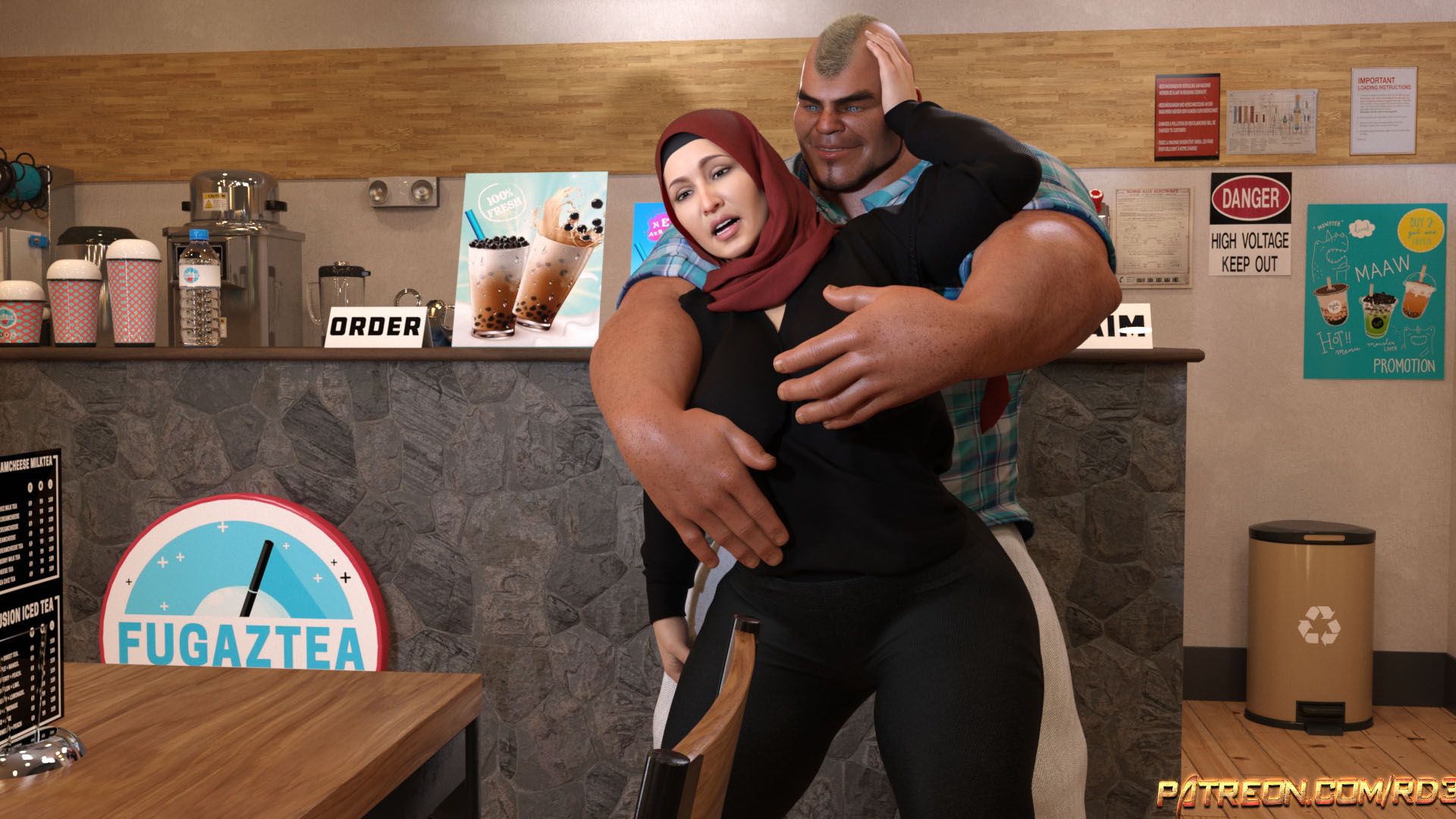 Lust Predators – Hijab Amatures [Real-Deal 3D] - Chapter 3 — Page 14