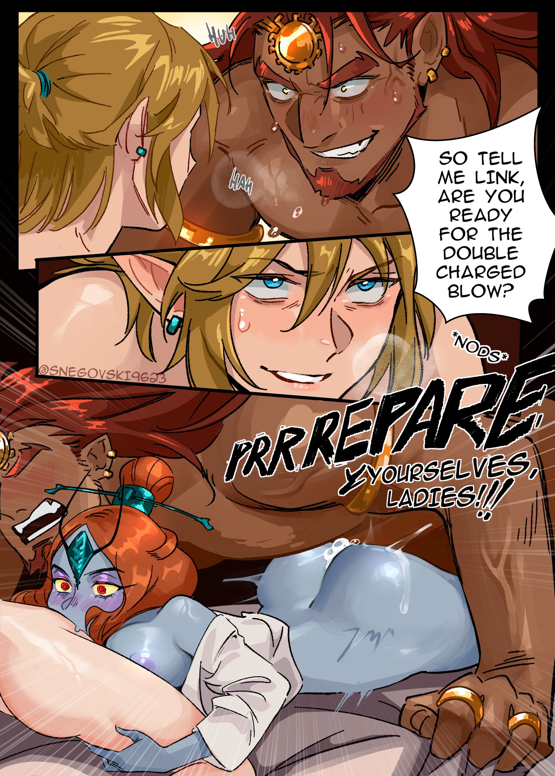 Zelda’s Double Date (The Legend of Zelda) [SNEGOVSKI] - Chapter 1 — Page 58