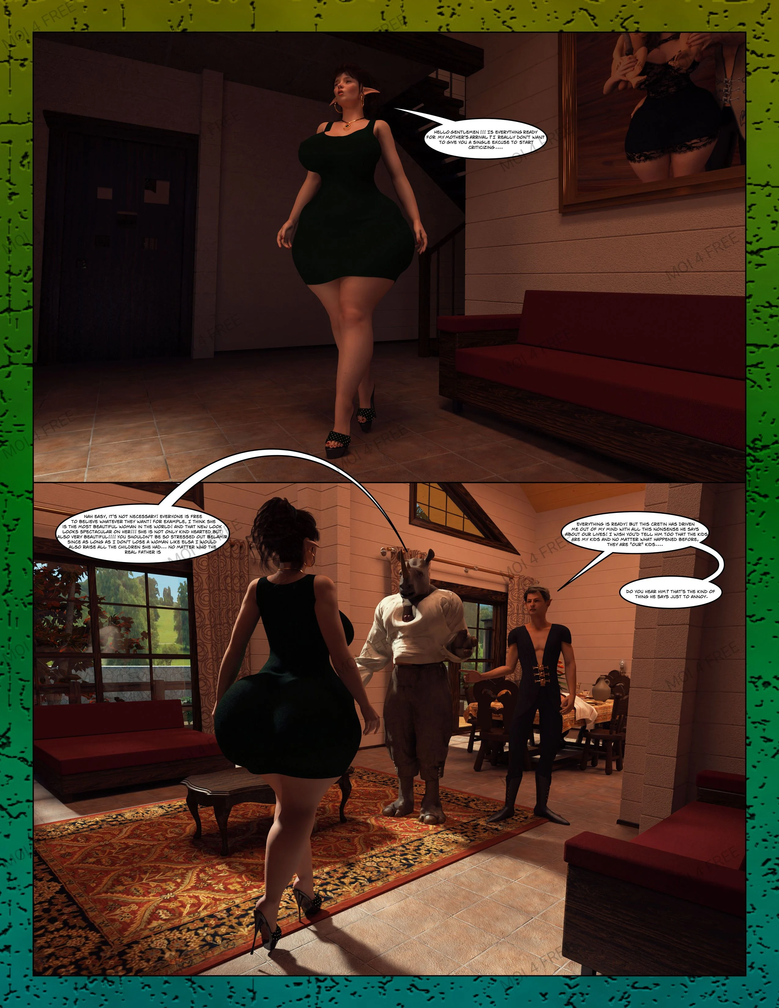 The Alpha Male Of The House [Moiarte3D] - Chapter 6.3 — Page 46