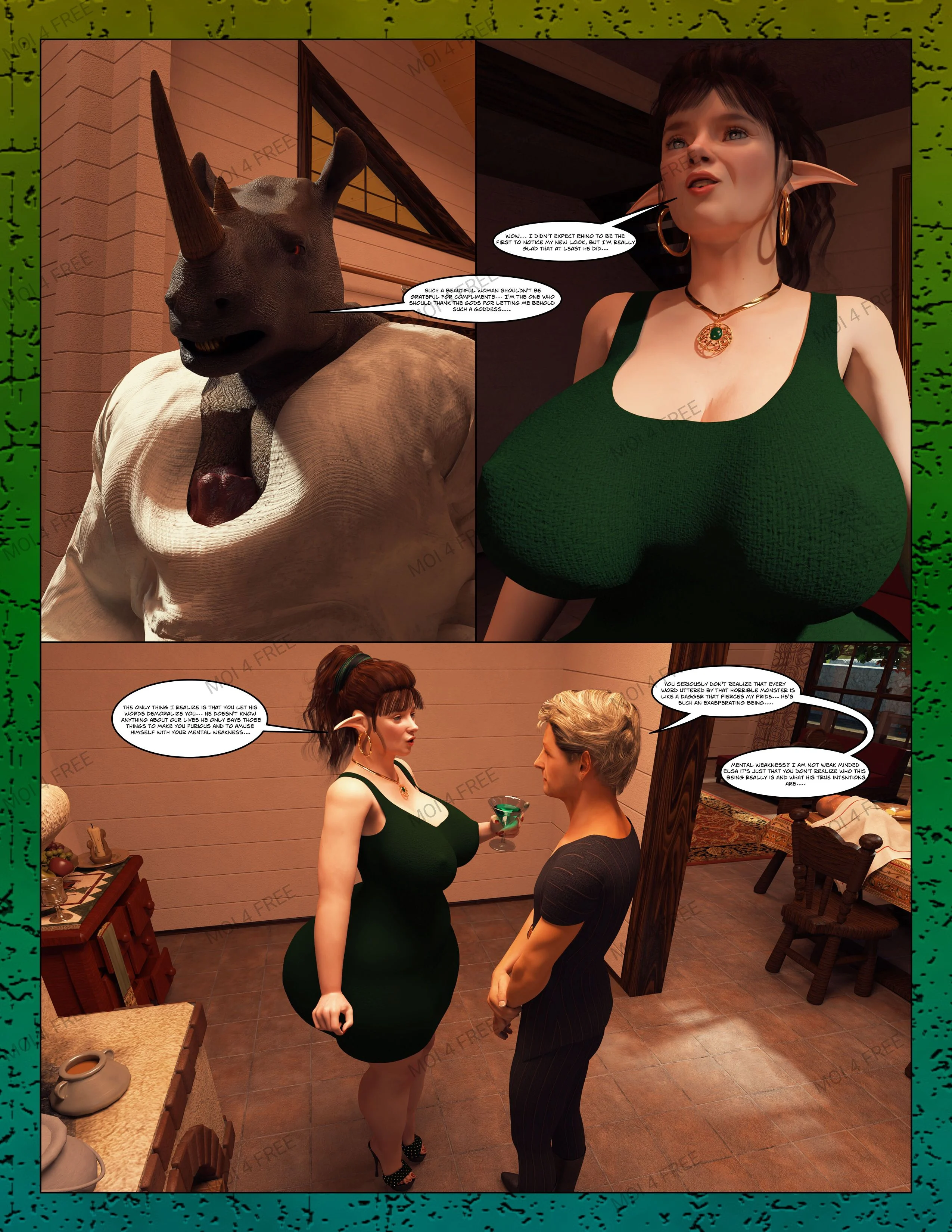 The Alpha Male Of The House [Moiarte3D] - Chapter 6.3 — Page 47