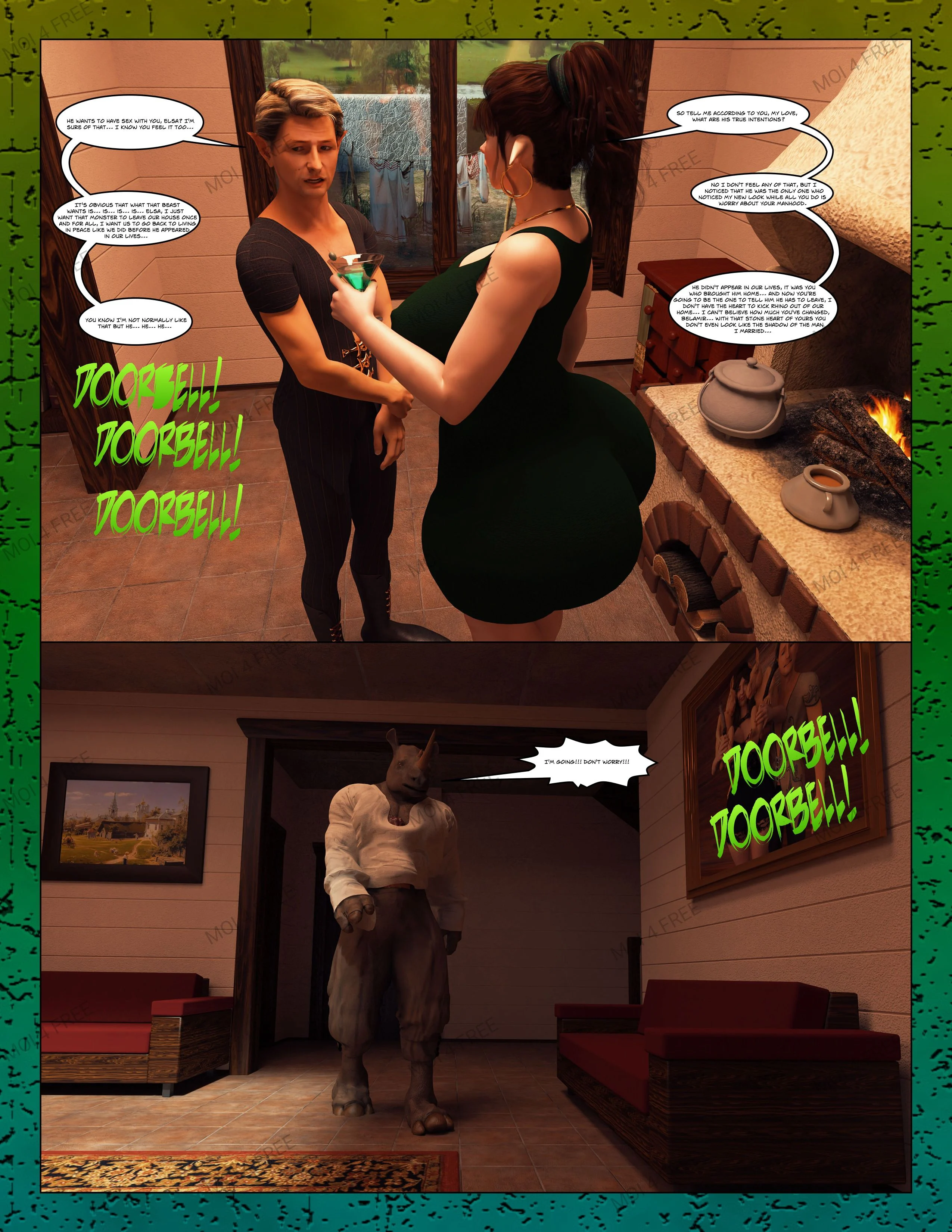 The Alpha Male Of The House [Moiarte3D] - Chapter 6.3 — Page 48