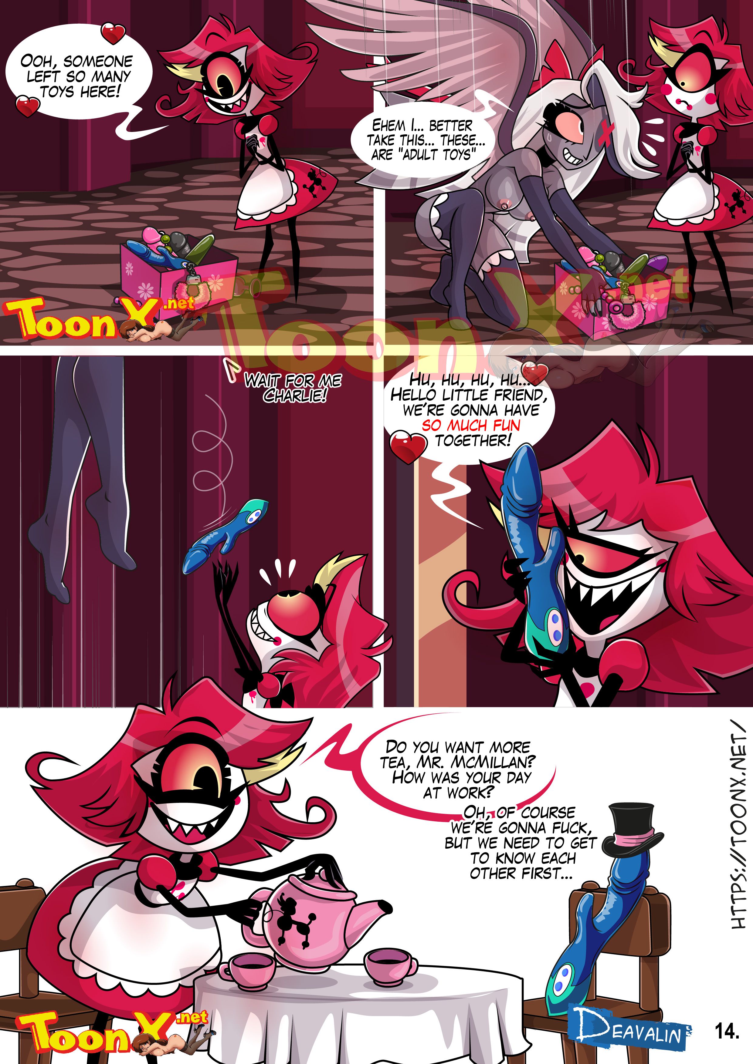 Sex (Hazbin Hotel) [Deavalin] - Chapter 1 — Page 14