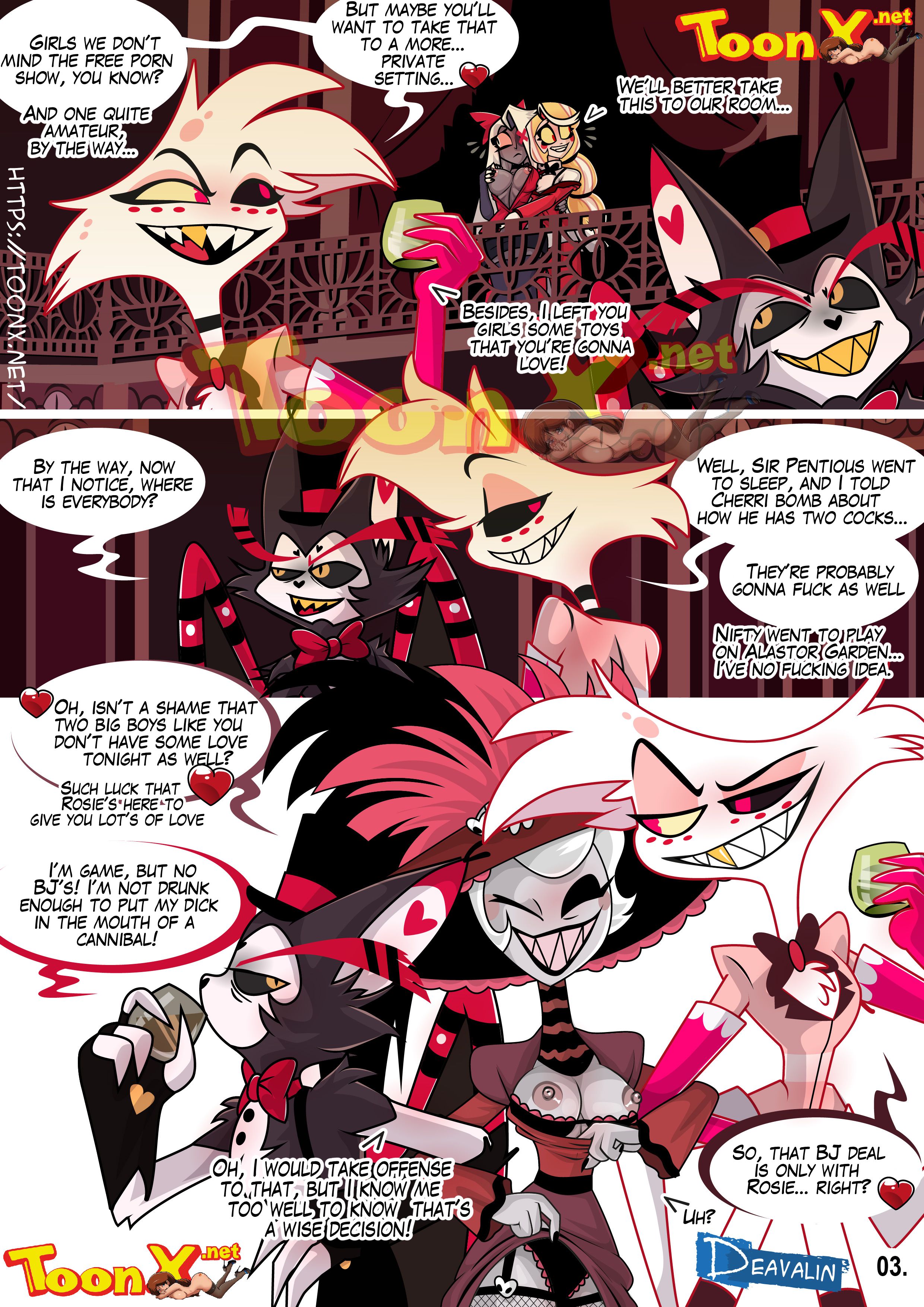 Sex (Hazbin Hotel) [Deavalin] - Chapter 1 — Page 4