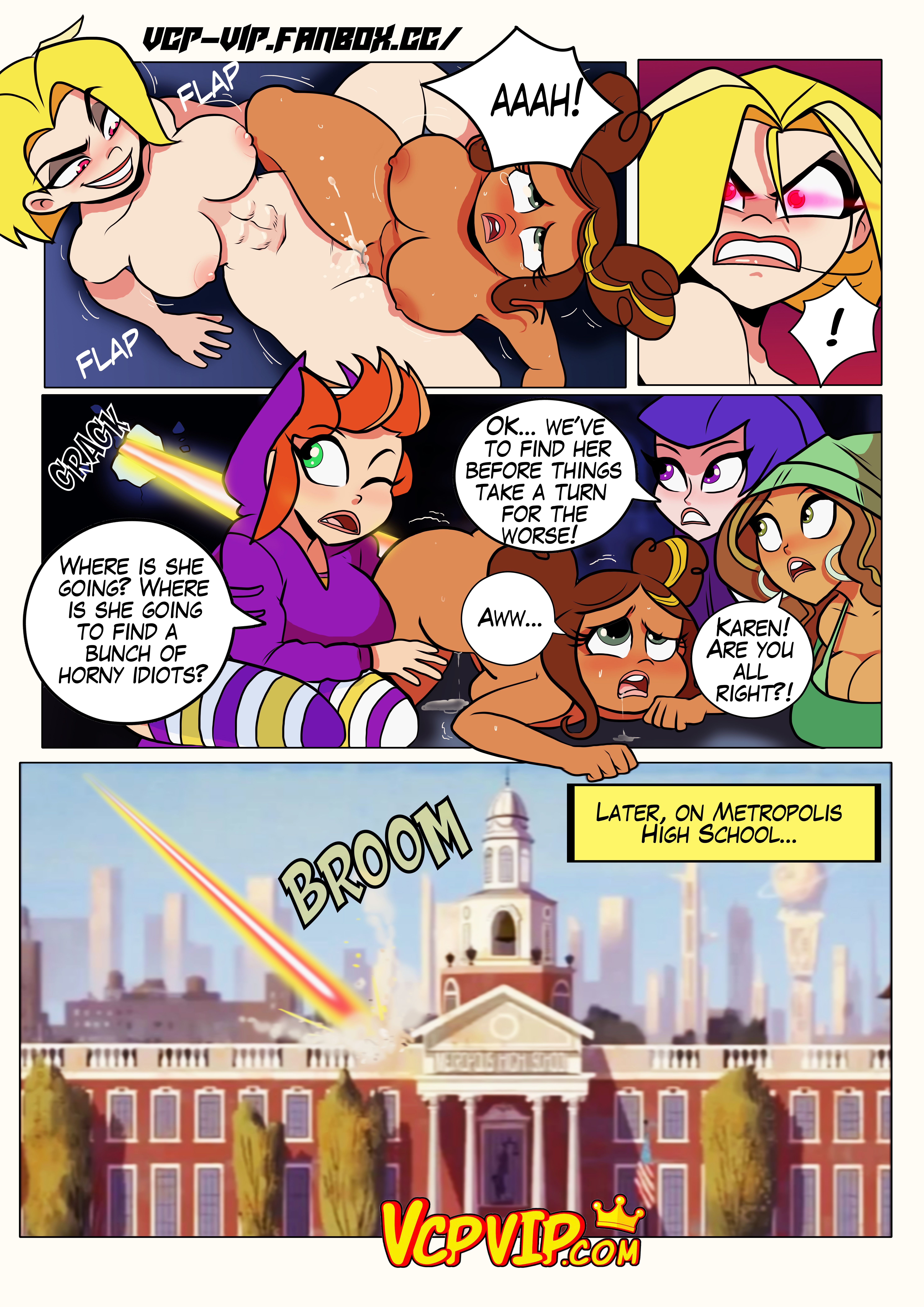 XXX SuperHero Girls (Justice League) [Gansoman] - Chapter 1 — Page 8