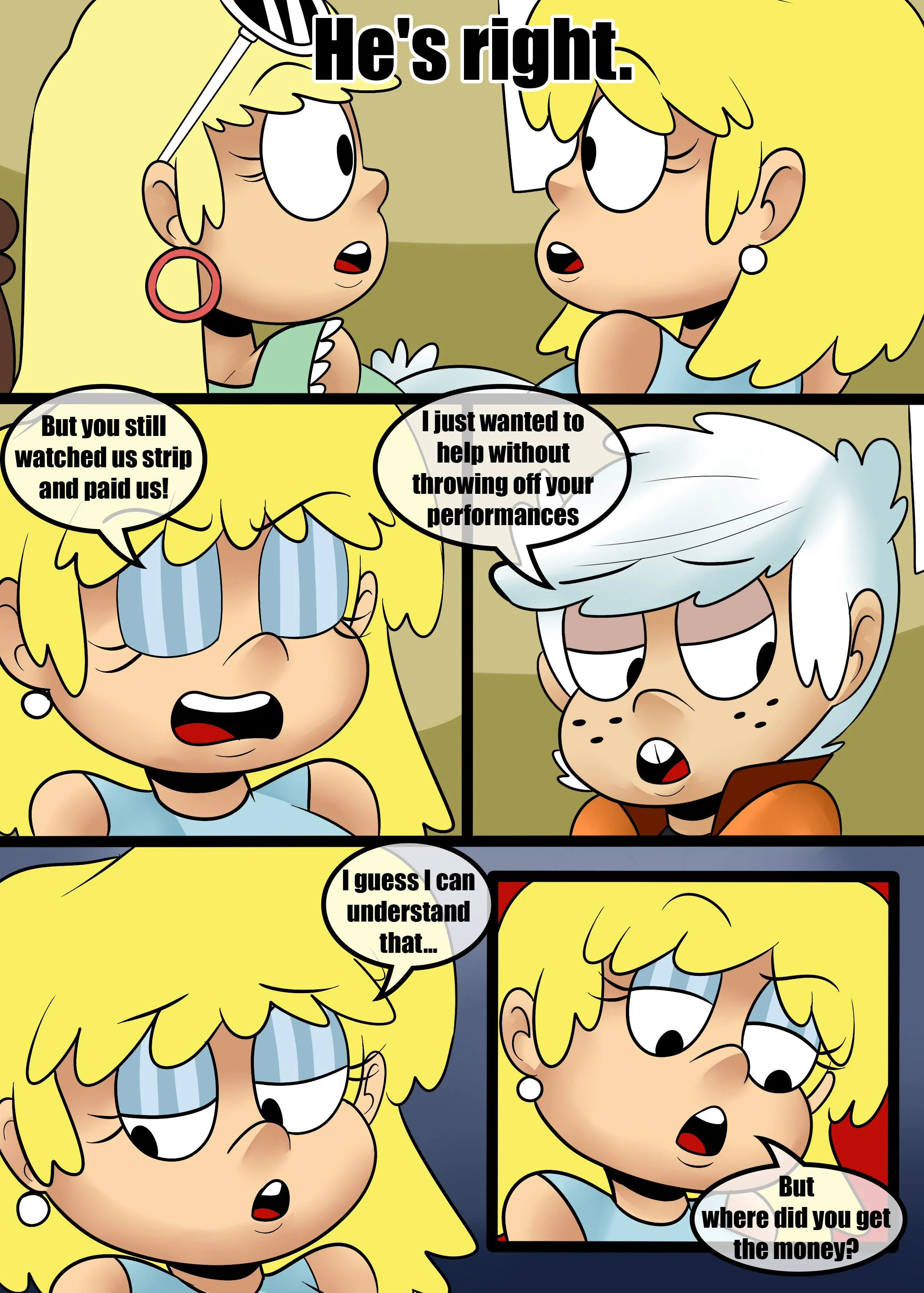 Louds in the club (The Loud House) [Zaicomaster14] - Chapter 1 — Page 12