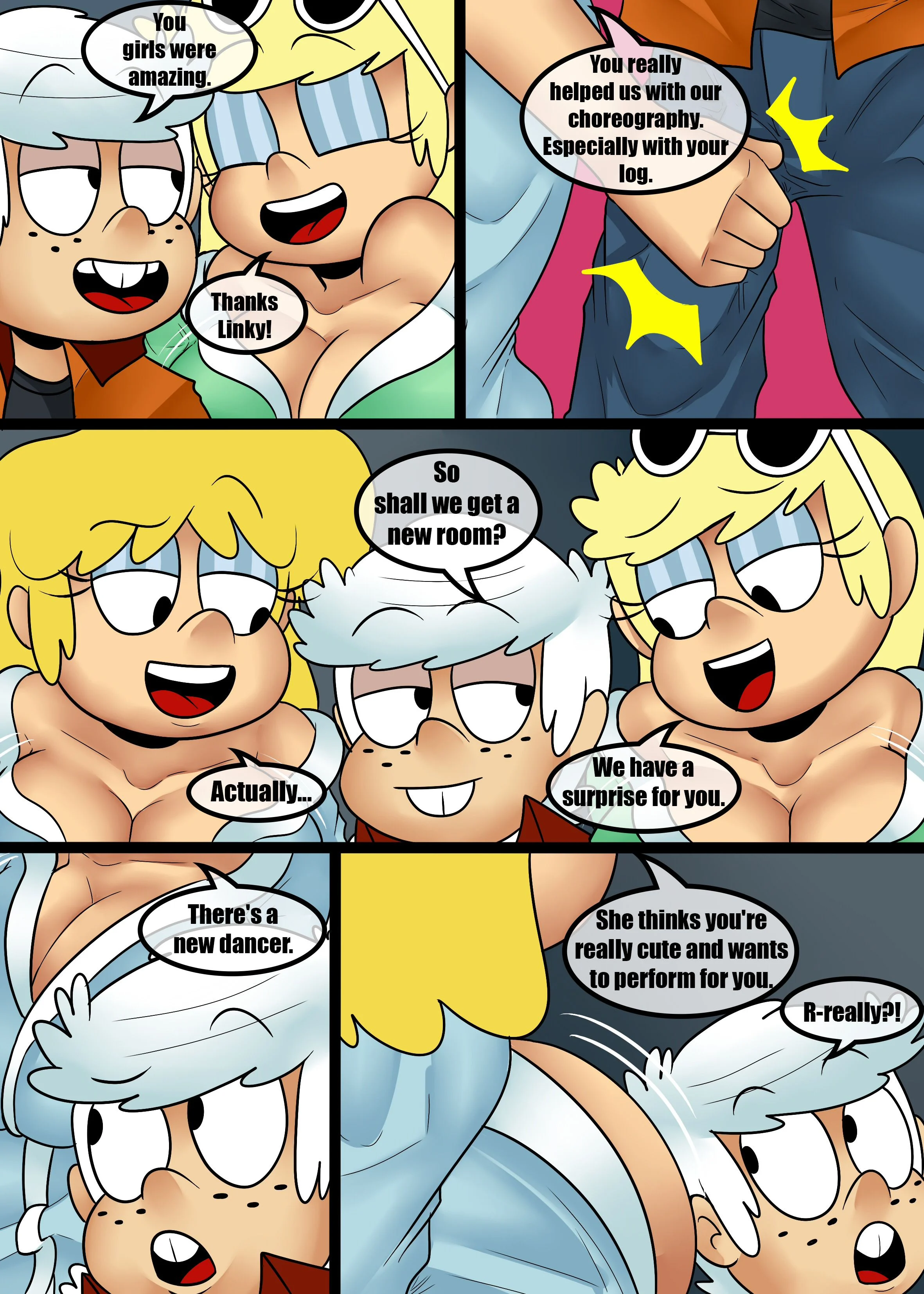 Louds in the club (The Loud House) [Zaicomaster14] - Chapter 2 — Page 14