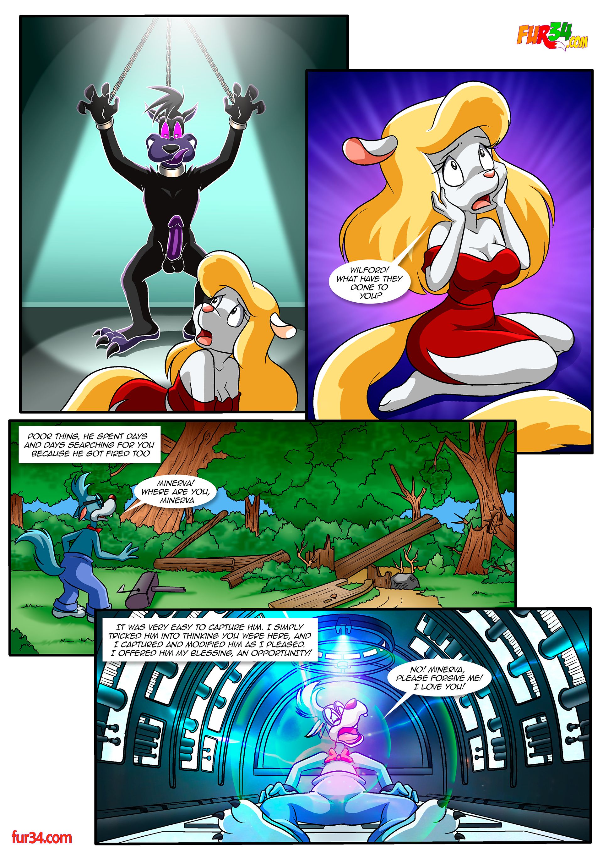 Minerva Mink: Out of Service! (Animaniacs) [Palcomix] - Chapter 1 — Page 12