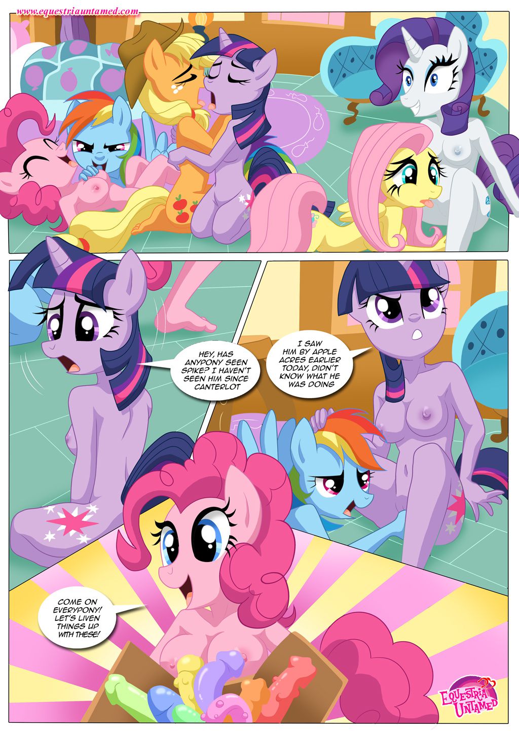 The Next Level of Friendship (My Little Pony: Friendship is Magic) [Palcomix] - Chapter 1 — Page 15