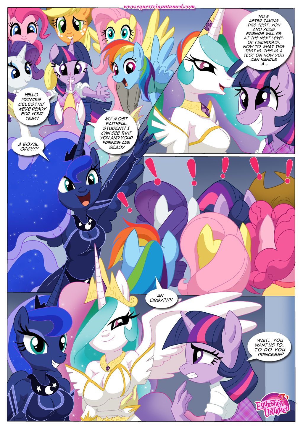The Next Level of Friendship (My Little Pony: Friendship is Magic) [Palcomix] - Chapter 1 — Page 5