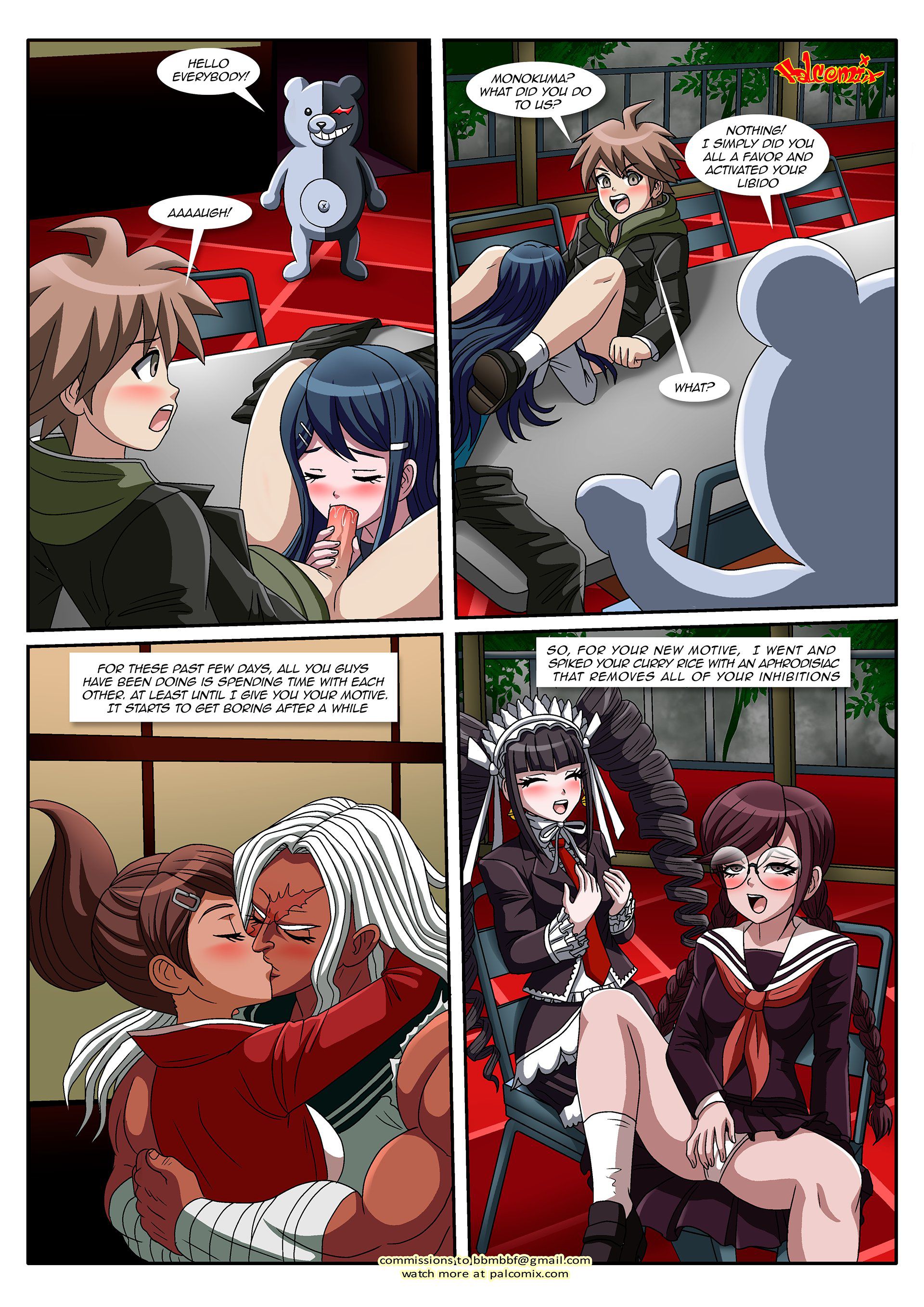 Harem of Despair (Danganronpa) [Palcomix] - Chapter 1 — Page 9