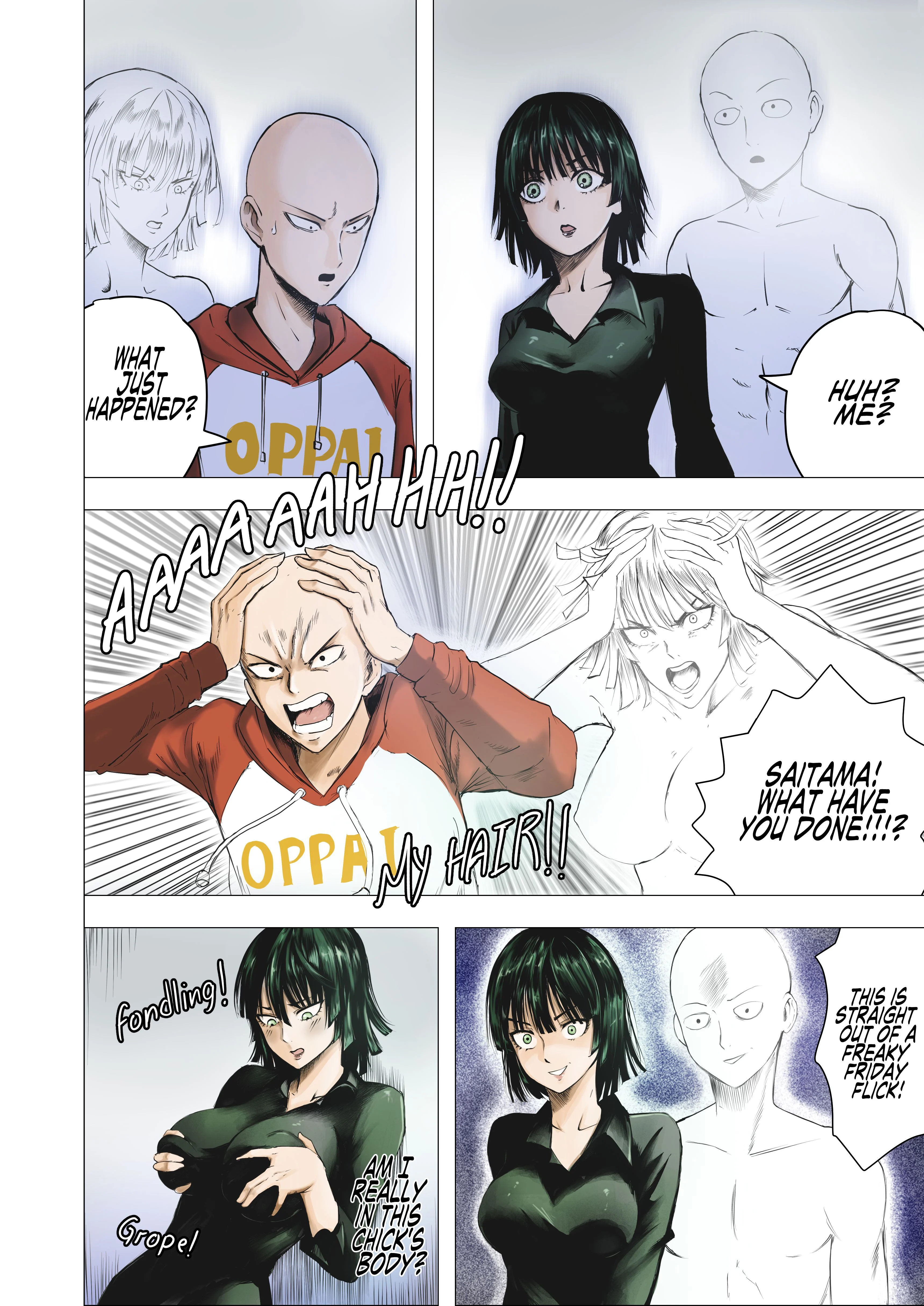 It's Fubuki Tai-me! (One Punch Man) [Aboleuk, TSFSingularity] - Chapter 1 — Page 4