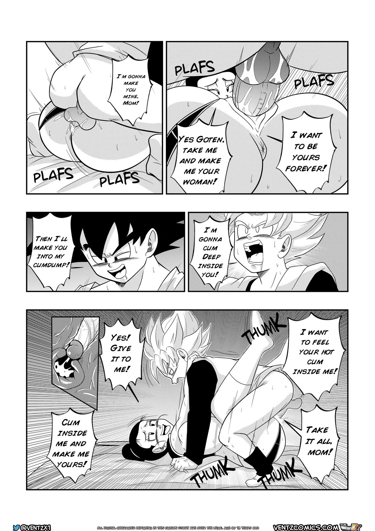 Super Dragon Ball: Eros – Chichi’s Special Training (Dragon Ball Z) [Ventz Comics] - Chapter 1 — Page 14