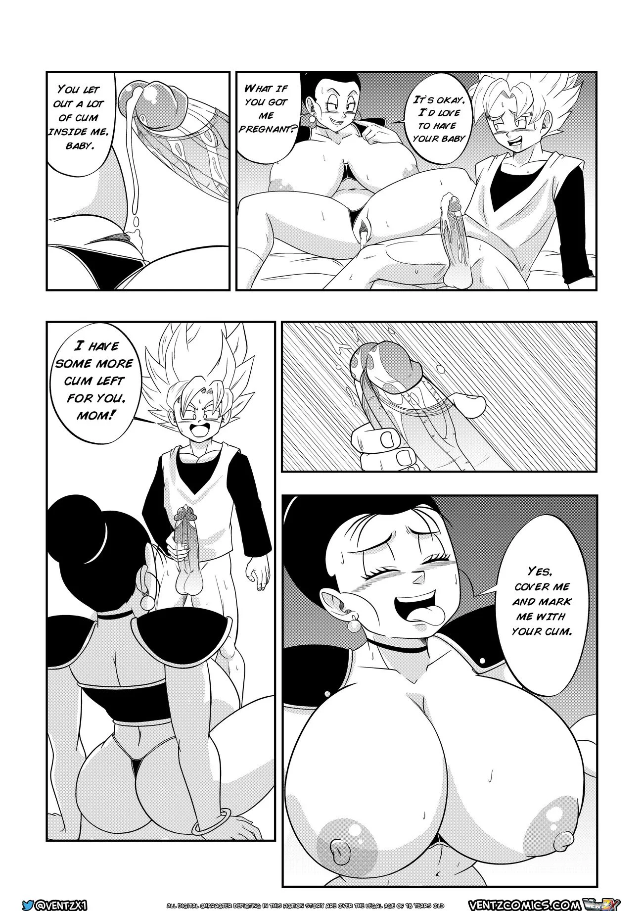 Super Dragon Ball: Eros – Chichi’s Special Training (Dragon Ball Z) [Ventz Comics] - Chapter 1 — Page 15