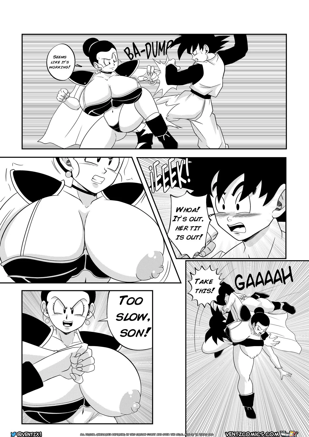 Super Dragon Ball: Eros – Chichi’s Special Training (Dragon Ball Z) [Ventz Comics] - Chapter 1 — Page 7