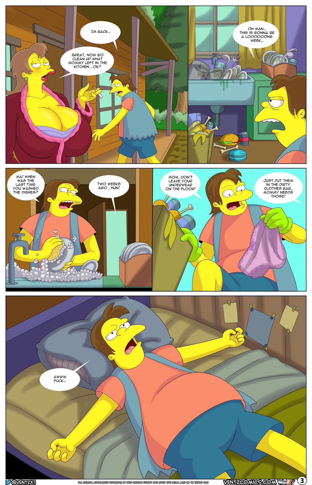 Bully’s Quest (The Simpsons) [Arabatos , Ventz Comics] - Chapter 1 — Page 4