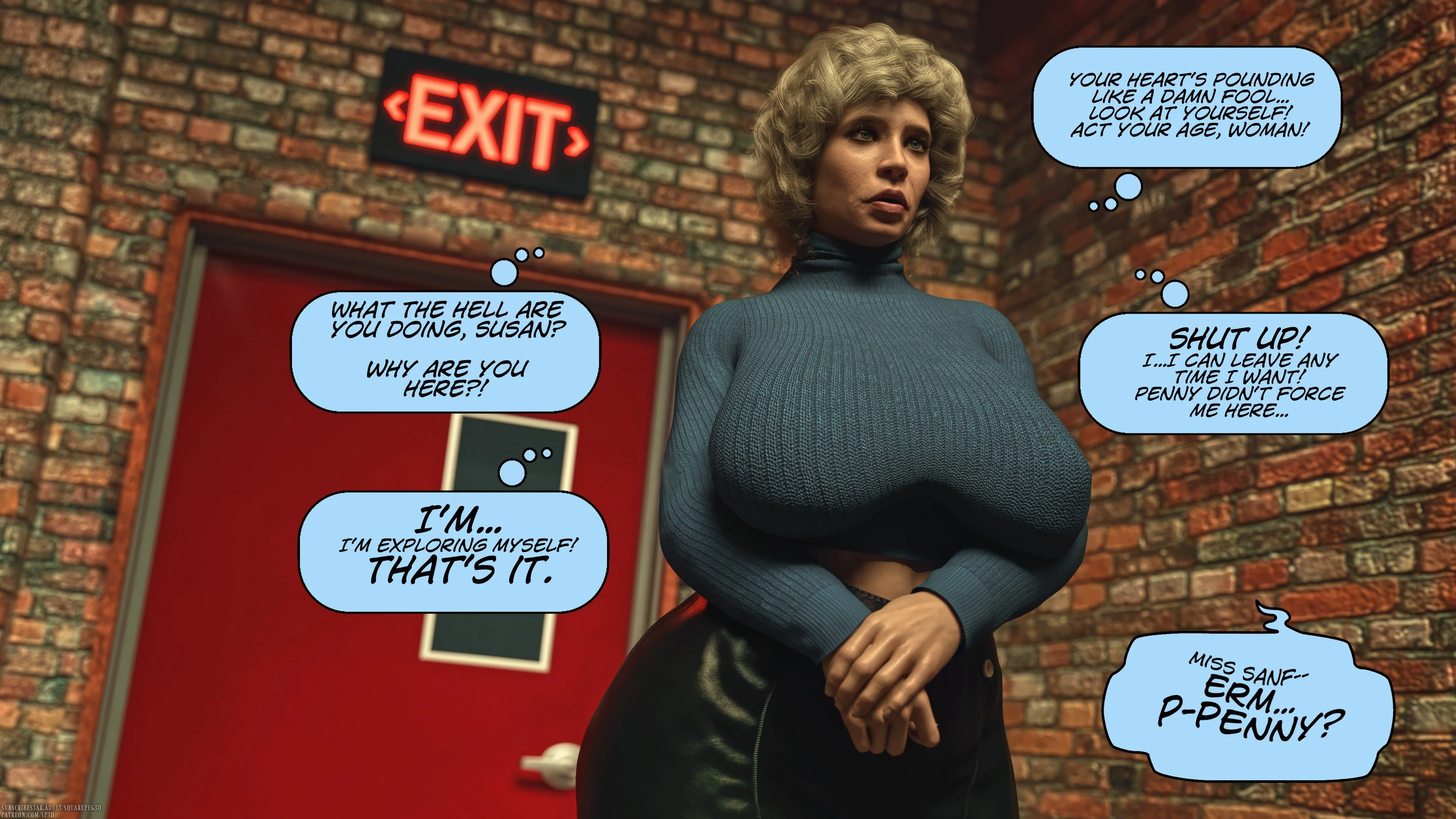Penny For A Thot [SquarePeg3D] - Chapter 1 — Page 16