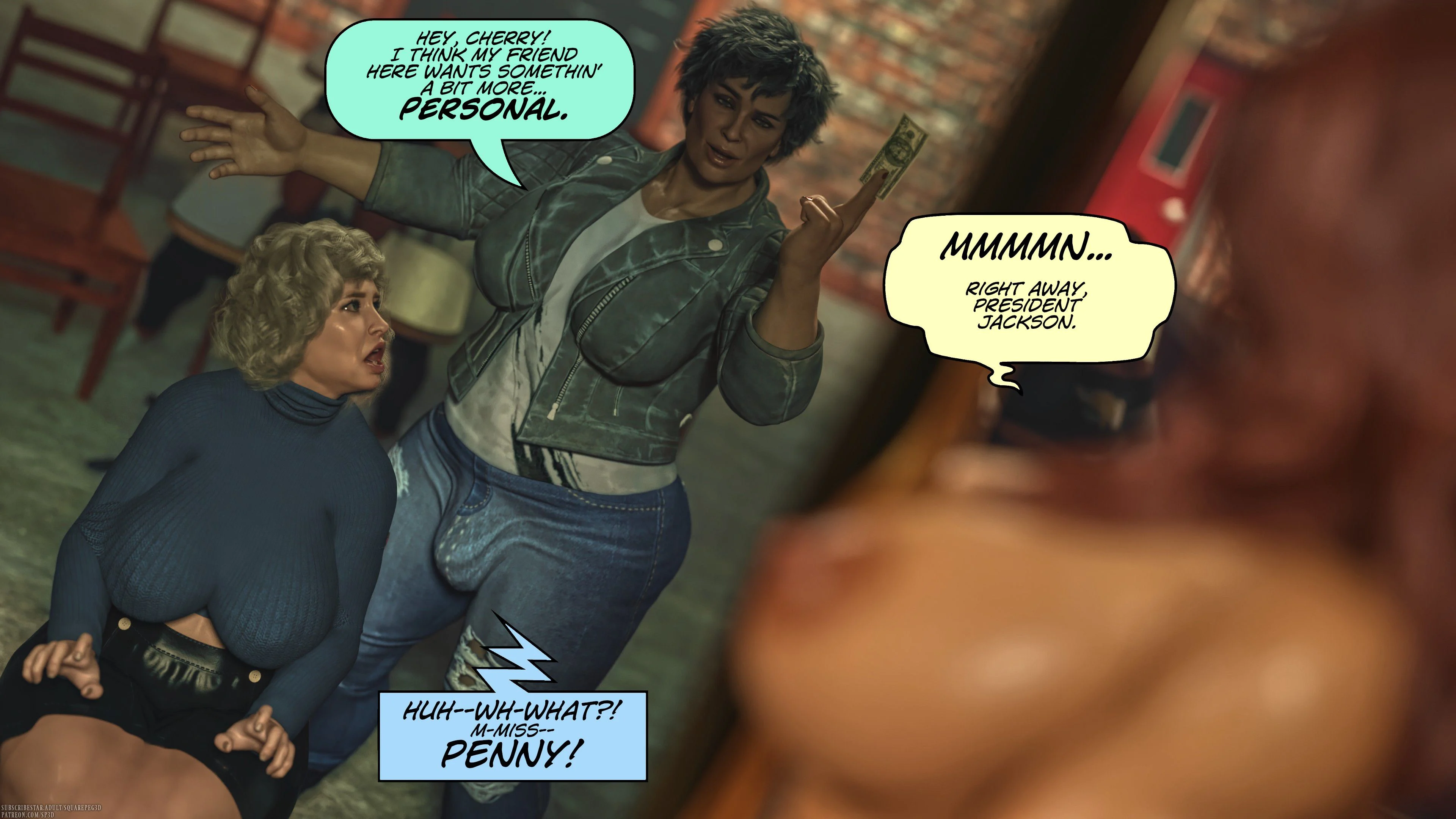 Penny For A Thot [SquarePeg3D] - Chapter 1 — Page 23