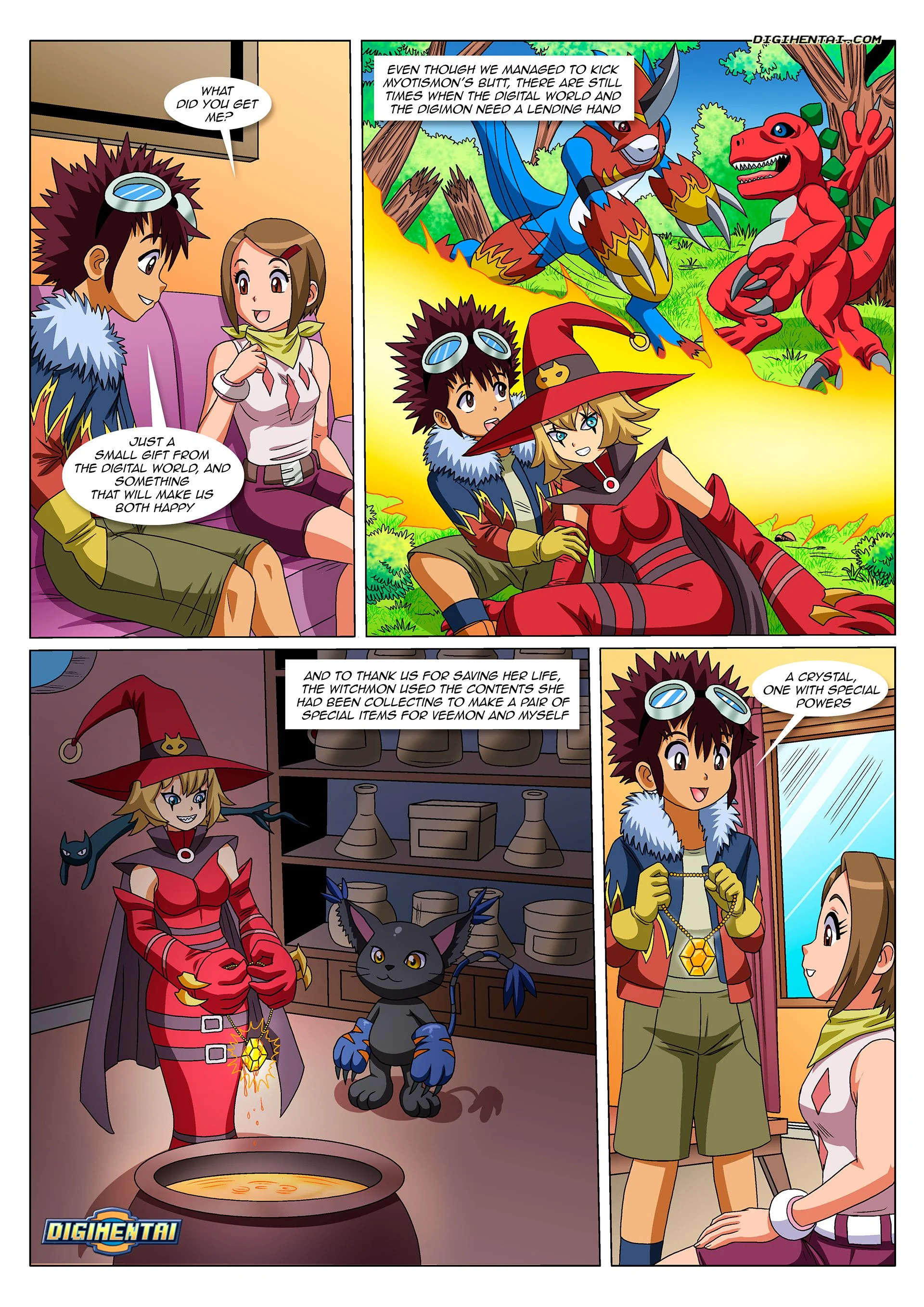 Hypnotic Fun (Digimon) [Palcomix] - Chapter 1 — Page 4