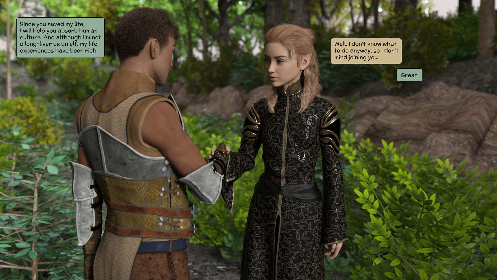 My Comrade Is An Elven Prince [Kizaru3D] - Chapter 1 — Page 16