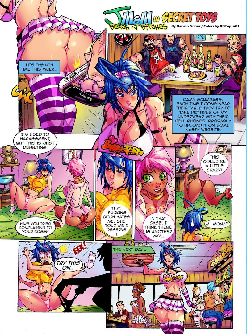 J’M&M Beach n’ Bitches [DarkerEve] - Chapter 1 — Page 13