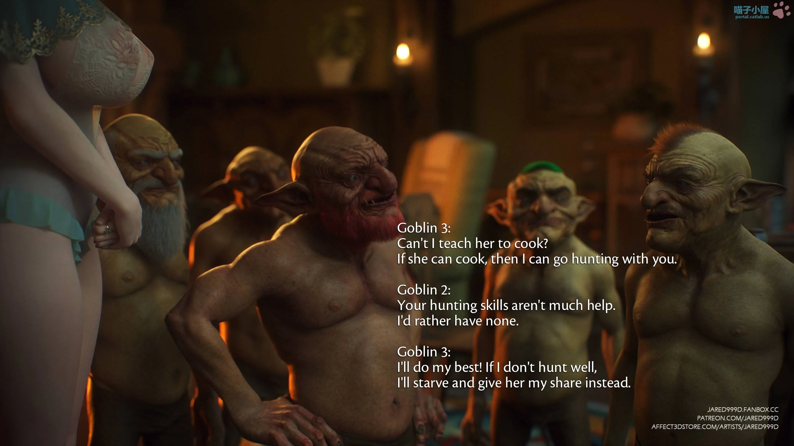 Princess And 5 Goblins [Jared999D] - Chapter 3.1 — Page 135