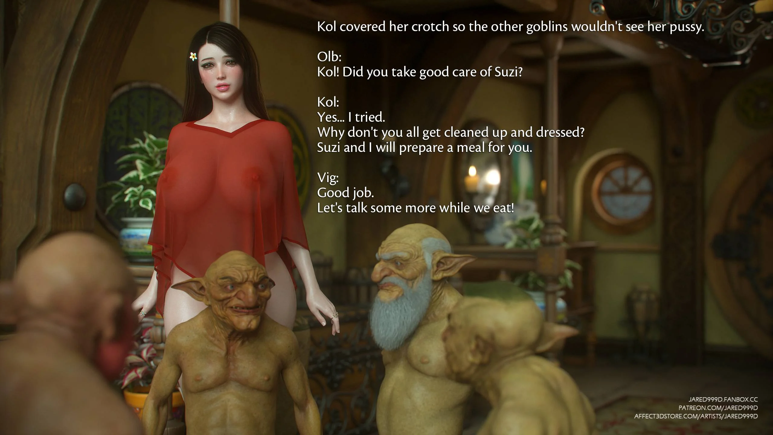 Princess And 5 Goblins [Jared999D] - Chapter 4.1 — Page 152