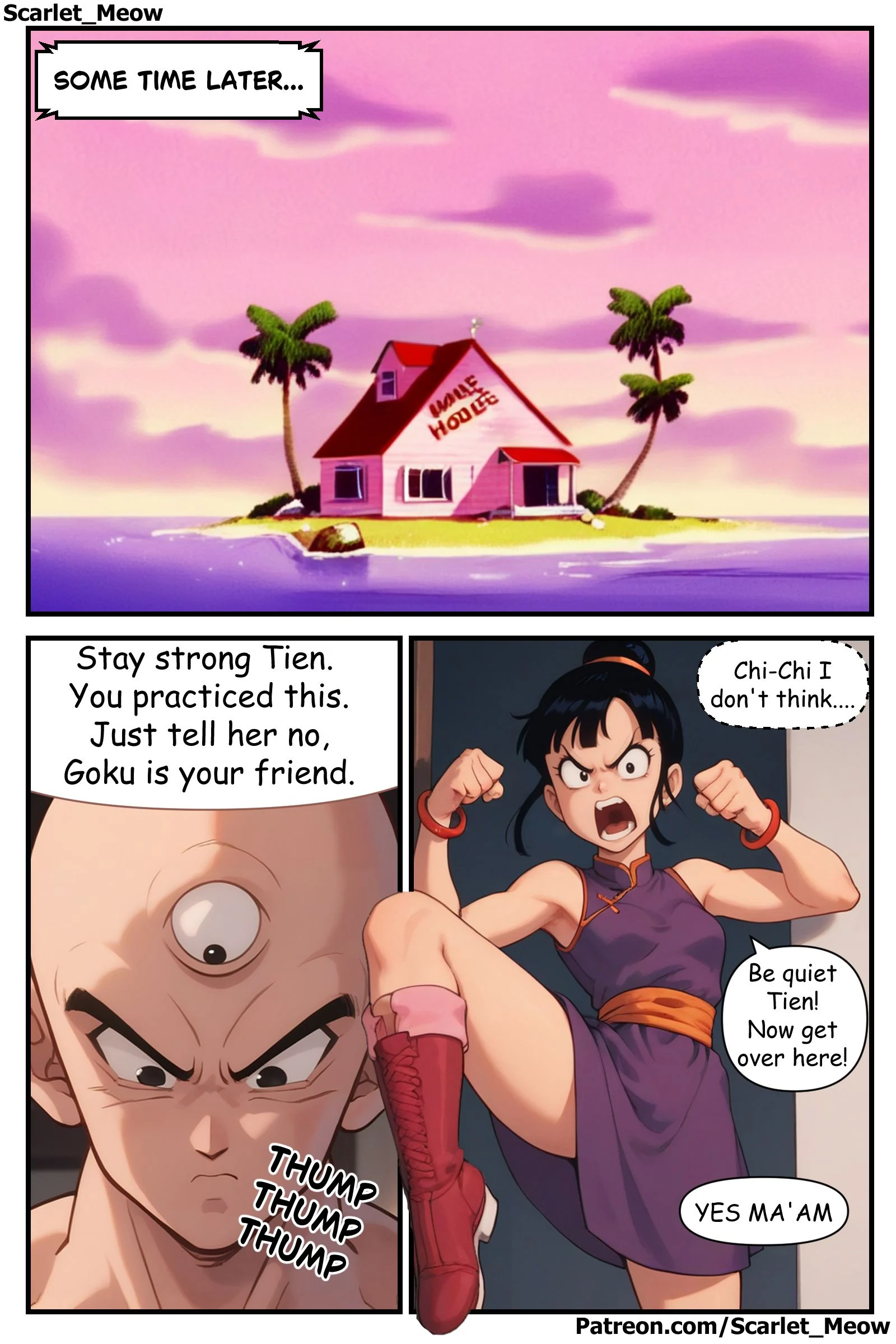 Goku’s Absence (Dragon Ball) [Scarlet Meow] - Chapter 1 — Page 8