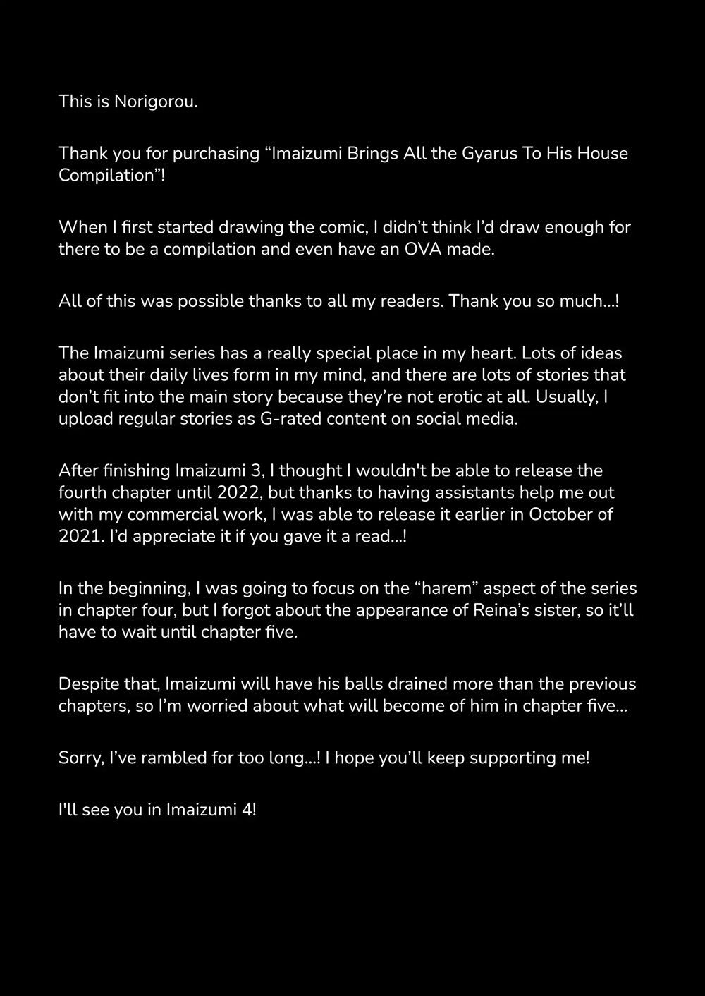 Imaizumi Brings All The Gyarus To His House [Nori5rou] - Chapter 3.3 — Page 21