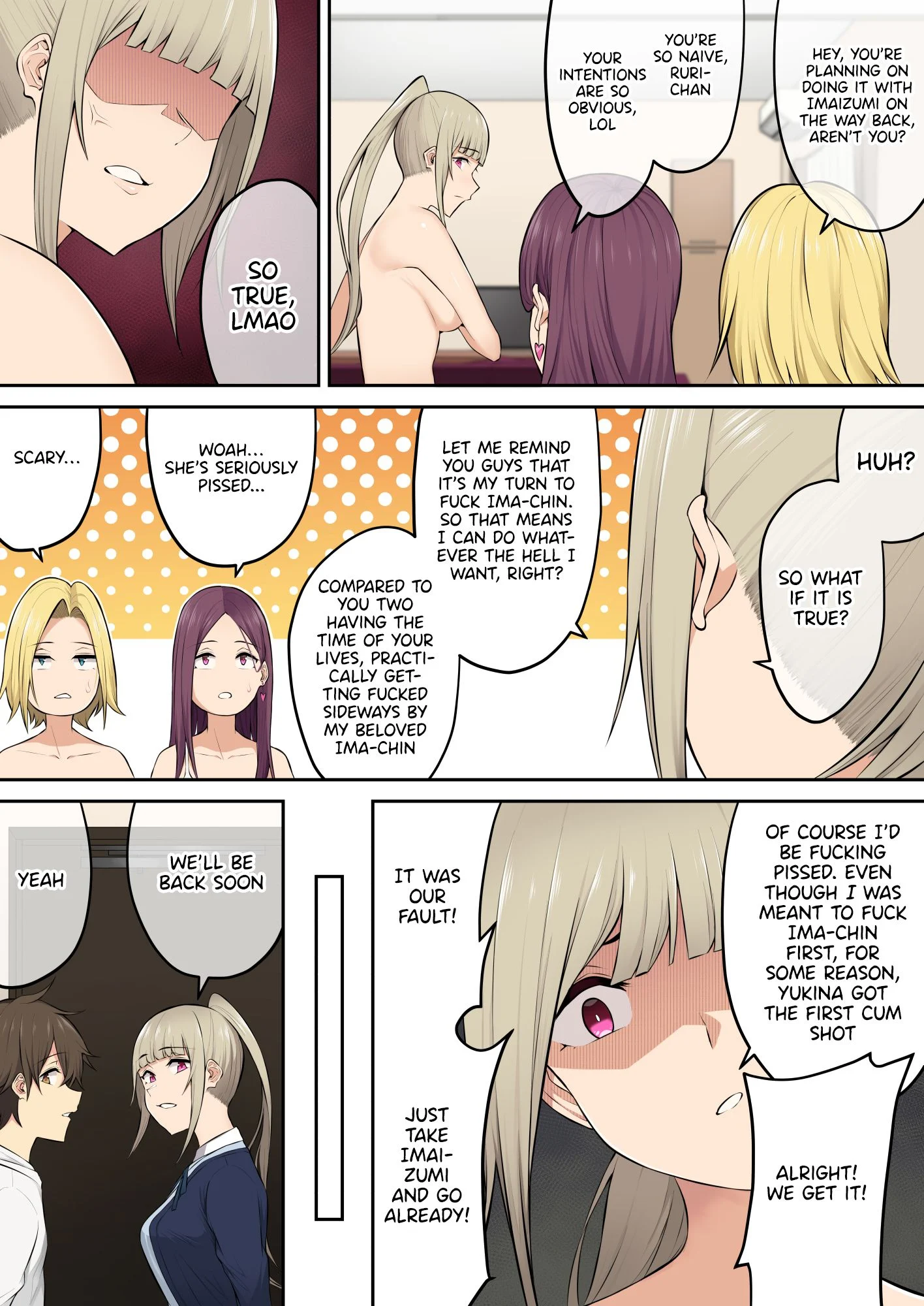 Imaizumi Brings All The Gyarus To His House [Nori5rou] - Chapter 4 — Page 26