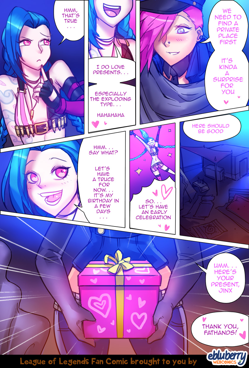 Jinx x Vi x Jinx (League of Legends) [Ebluberry] - Chapter 1 — Page 12