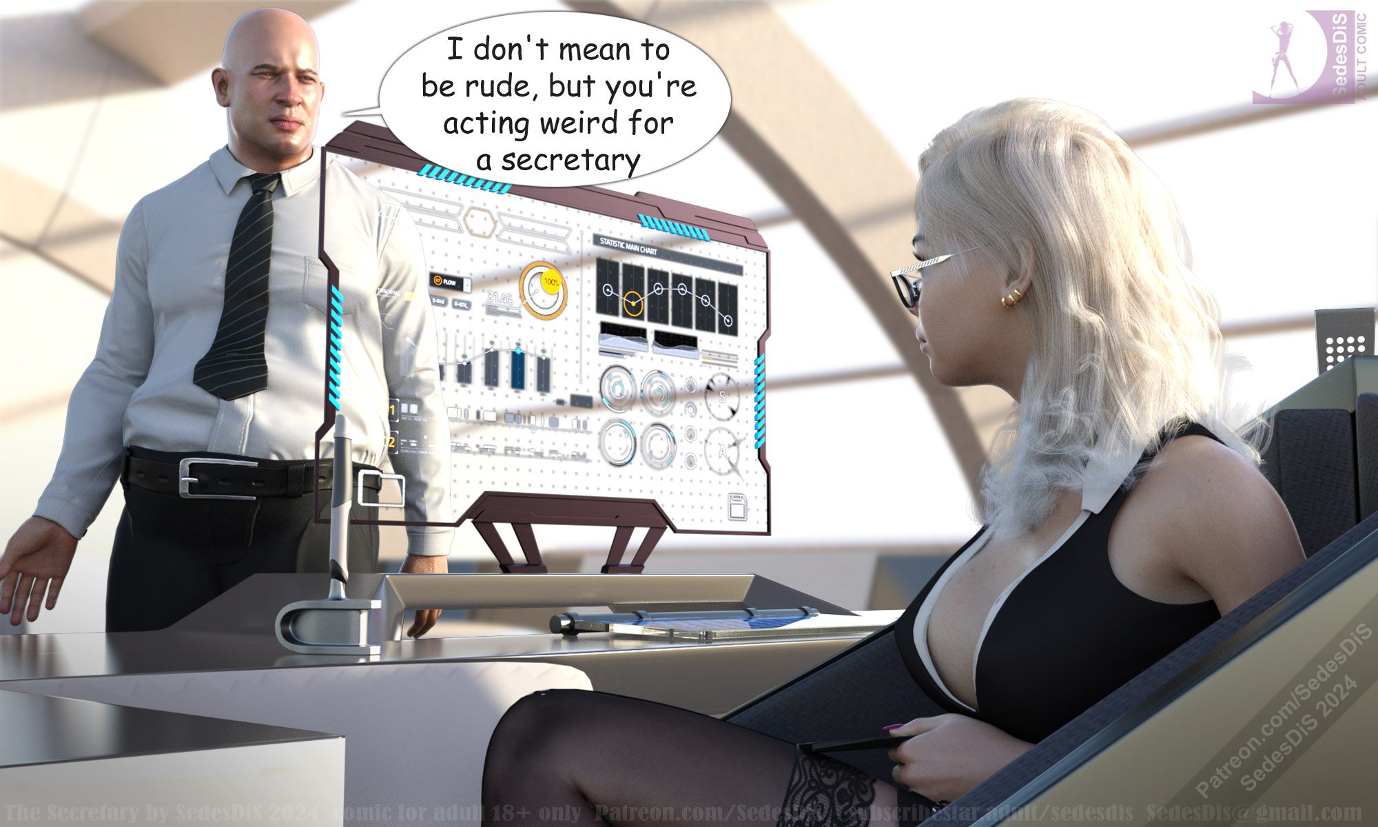 The Secretary New Boss [SedesDiS] - Chapter 1 — Page 11