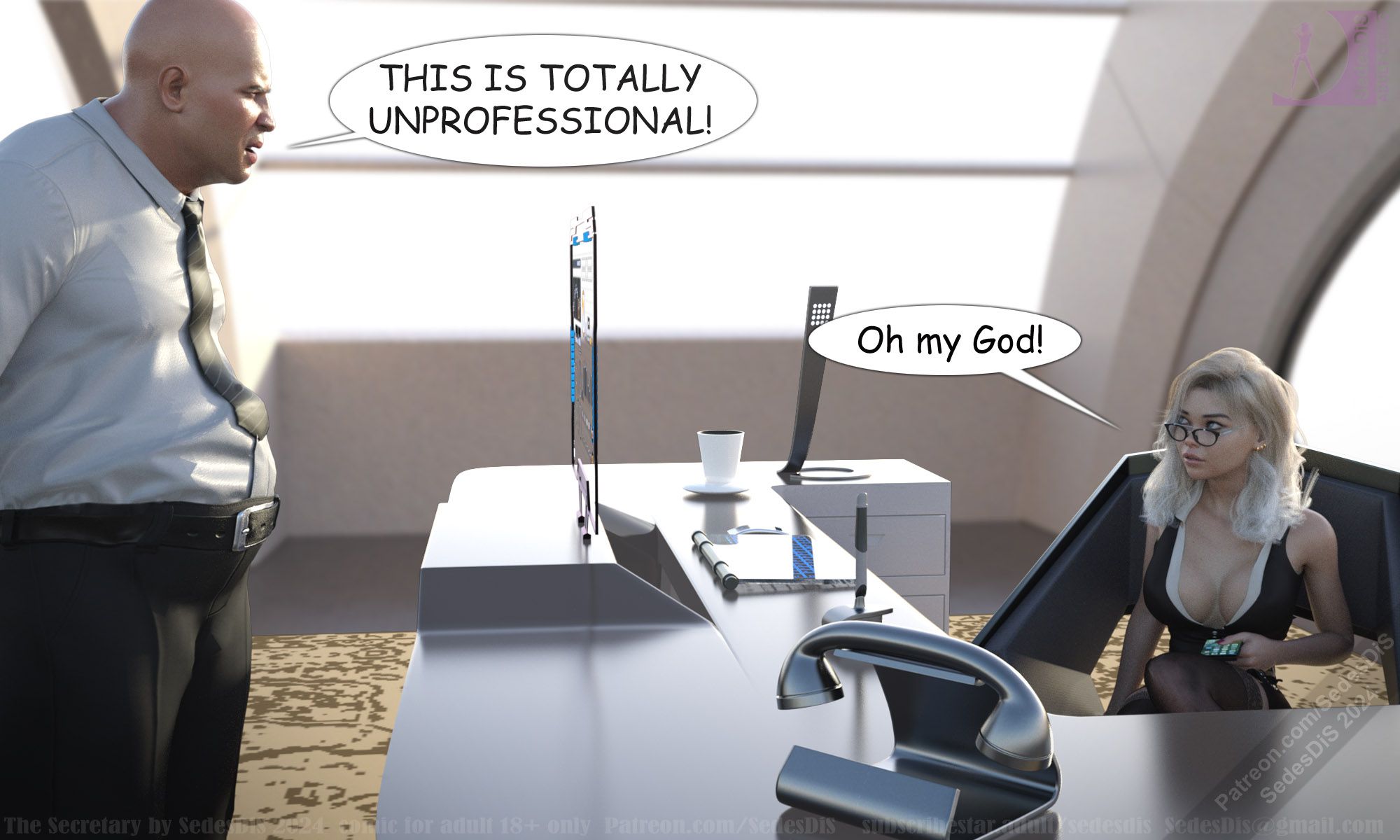 The Secretary New Boss [SedesDiS] - Chapter 1 — Page 13